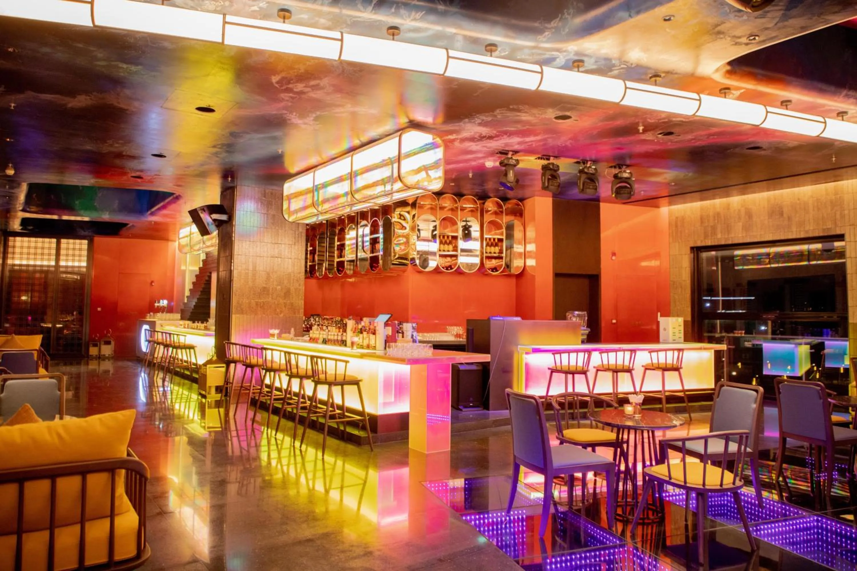 Lounge or bar in Mumian Chengdu Dong'an Lake