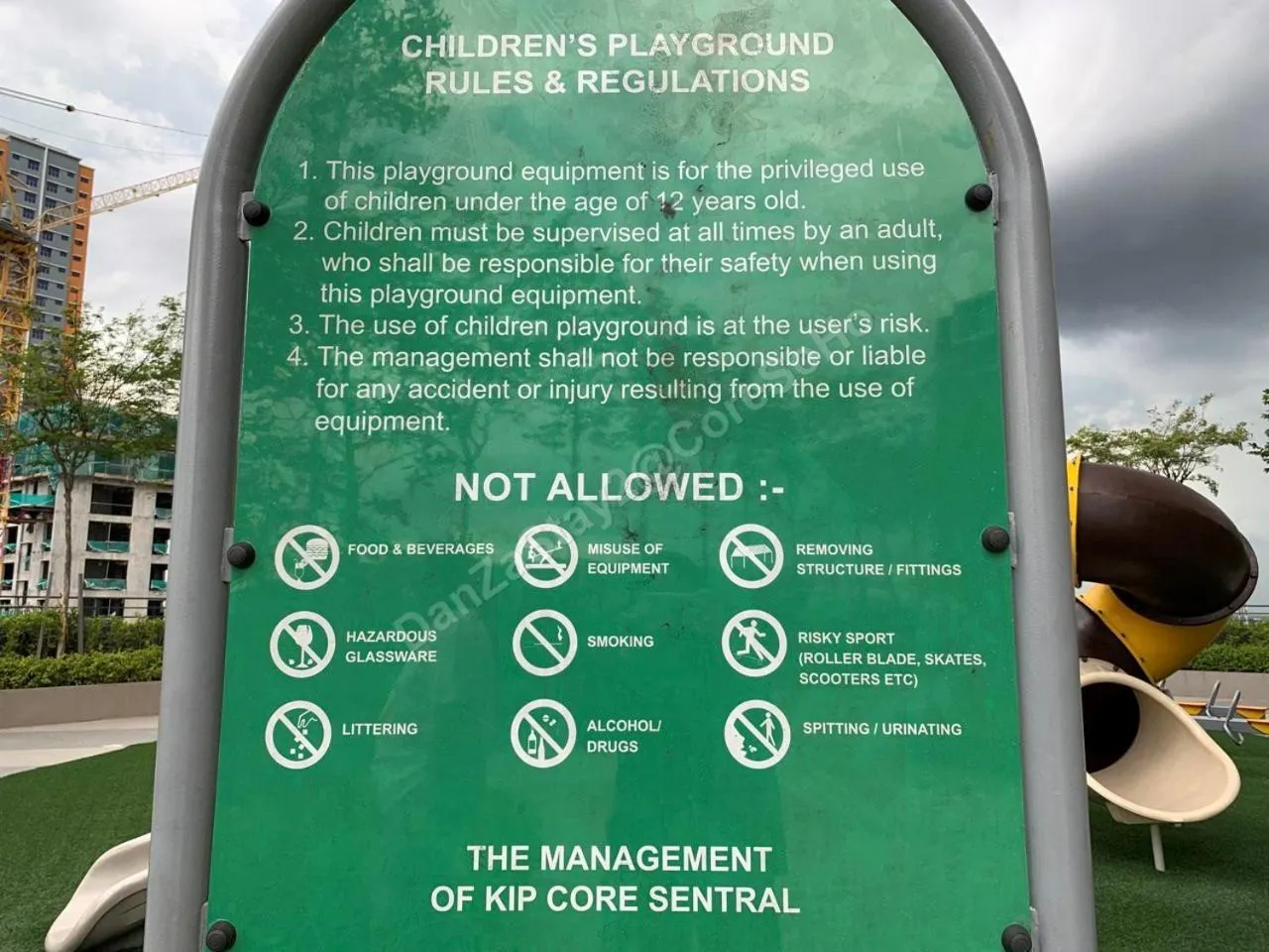 Children play ground in DanZaStay2@CoreSoHo - nearby KLIA