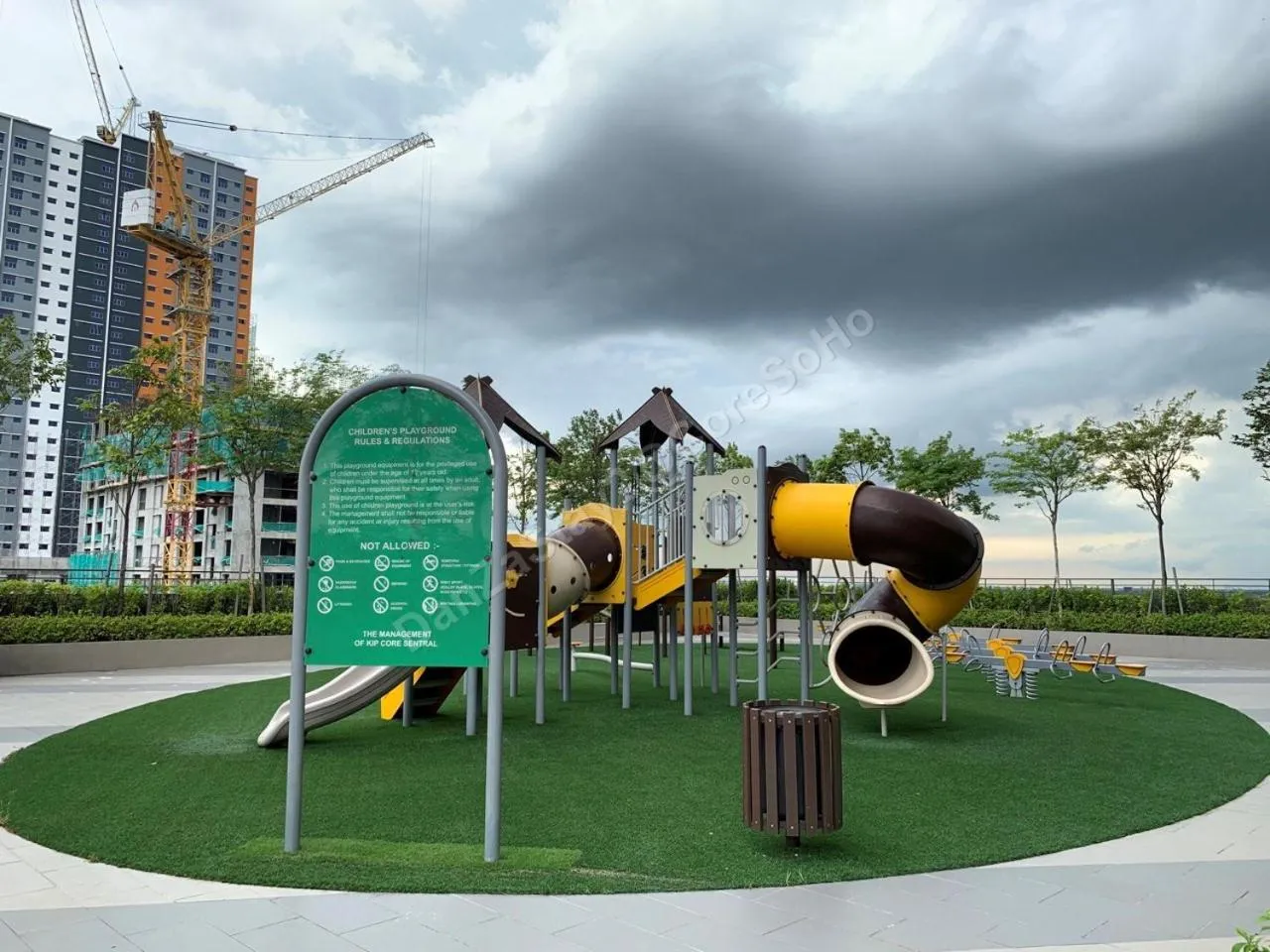 Children play ground in DanZaStay2@CoreSoHo - nearby KLIA