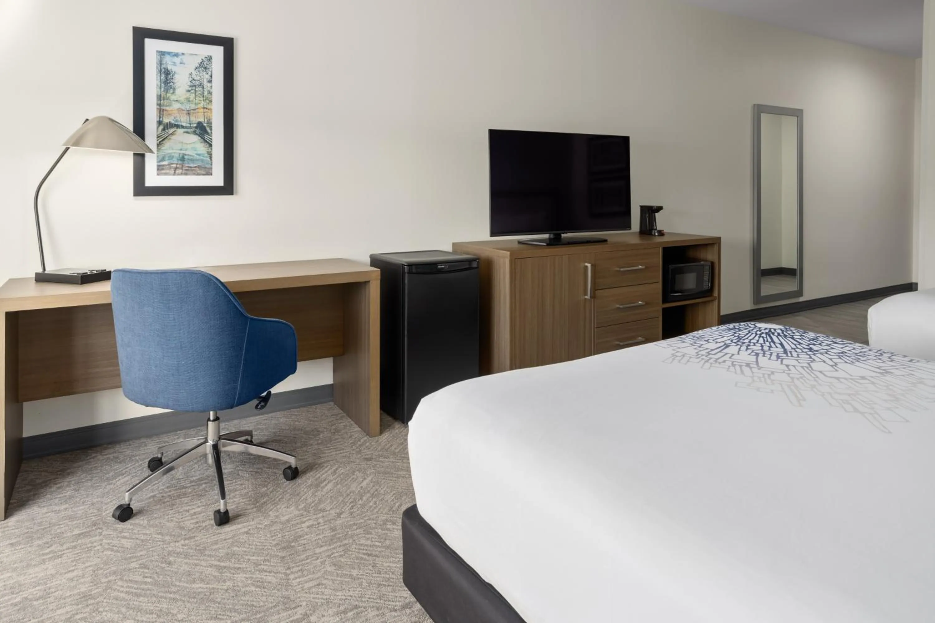 Bedroom, Bed in La Quinta Inn & Suites by Wyndham Locust Grove