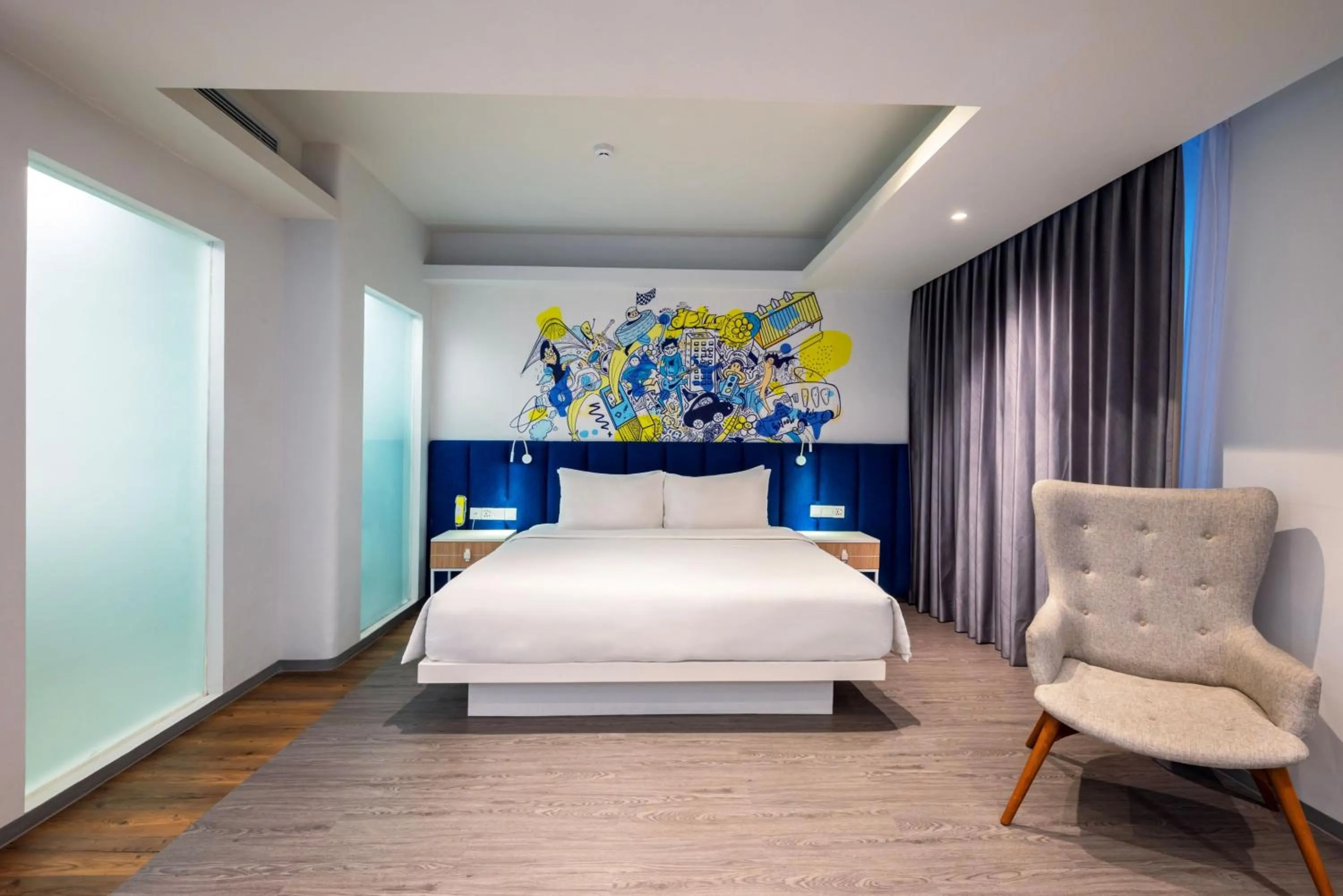 Bed in Yello Hotel Jambi