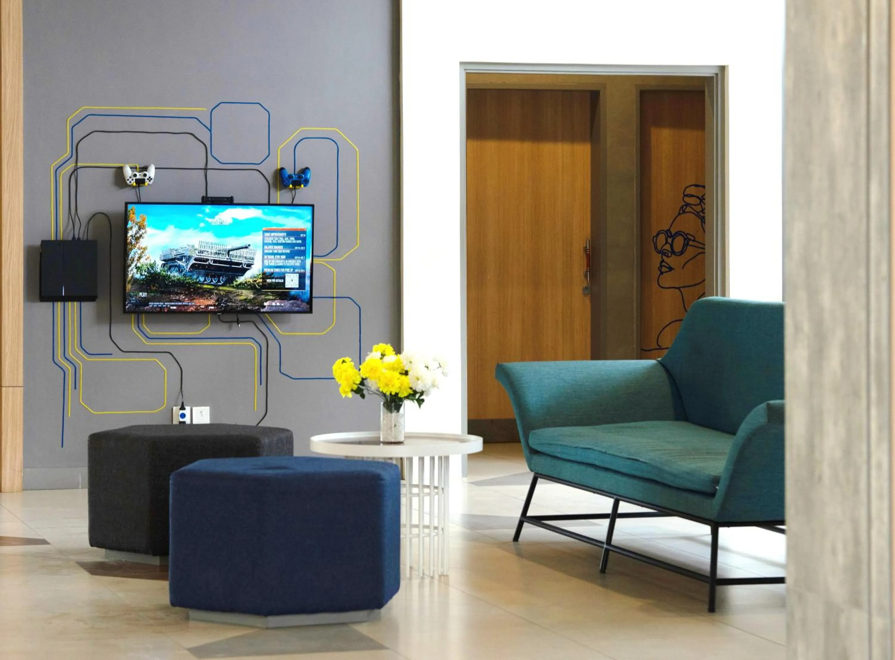 Living room in Yello Hotel Jambi