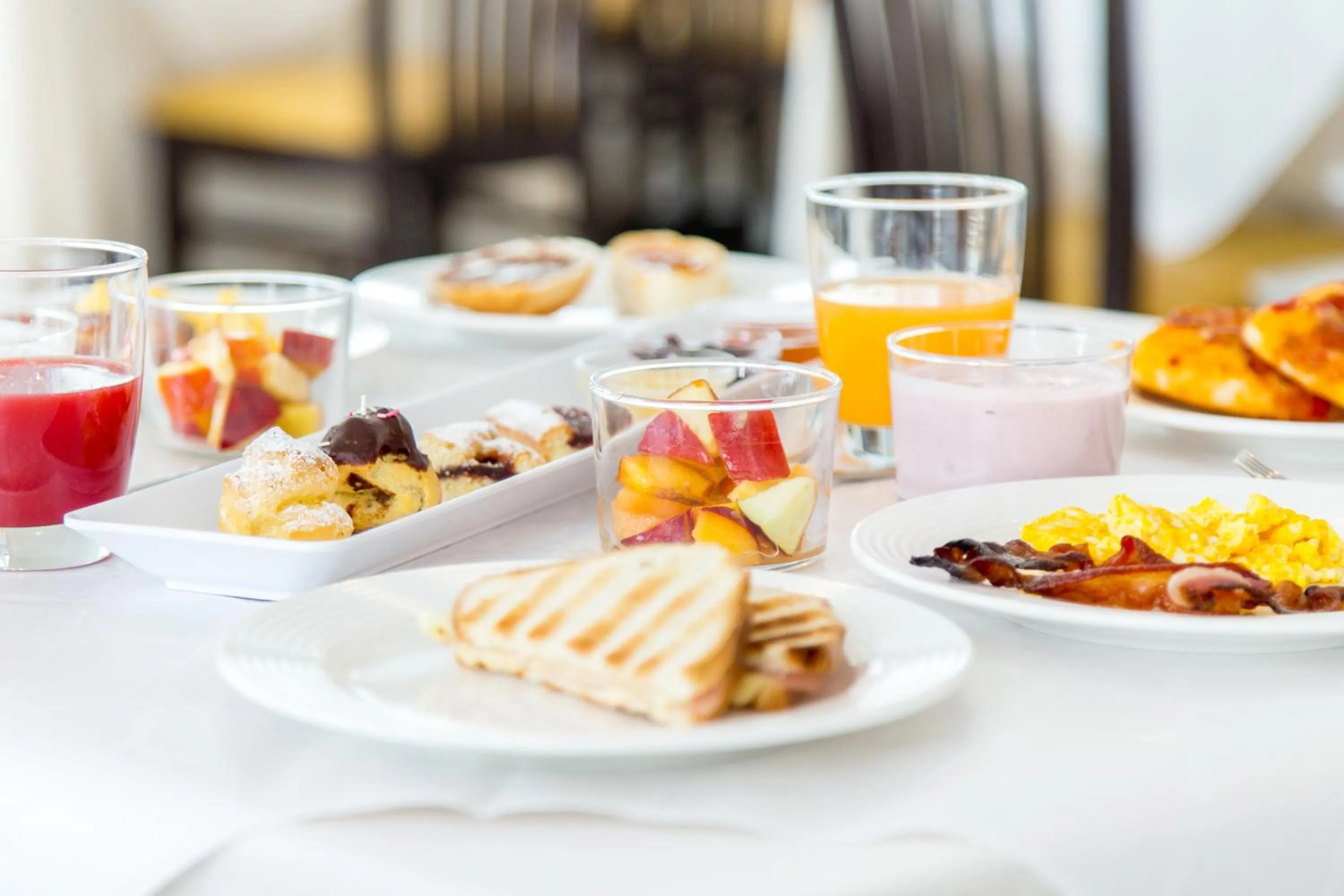 Continental breakfast in Hotel Elite Cattolica