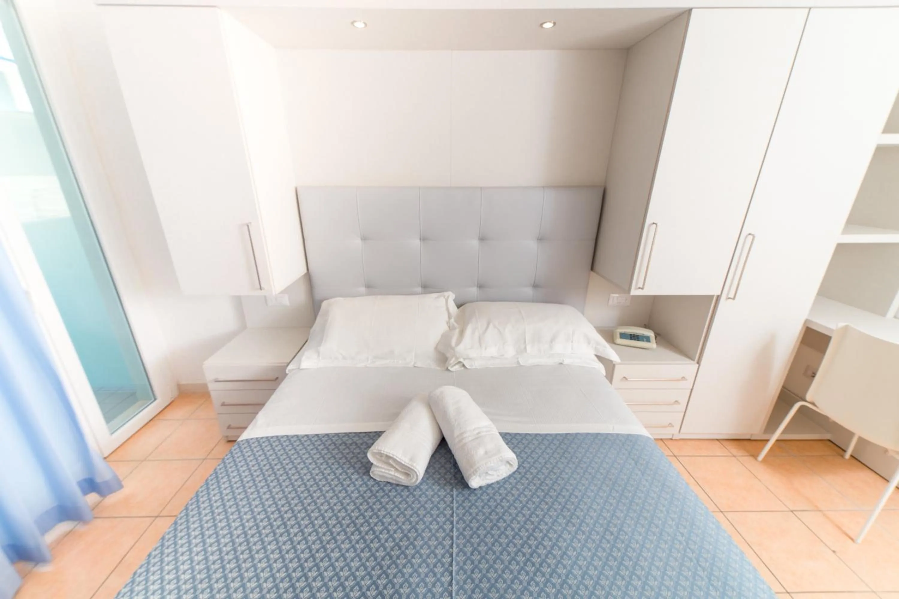 Bedroom, Bed in Hotel Elite Cattolica