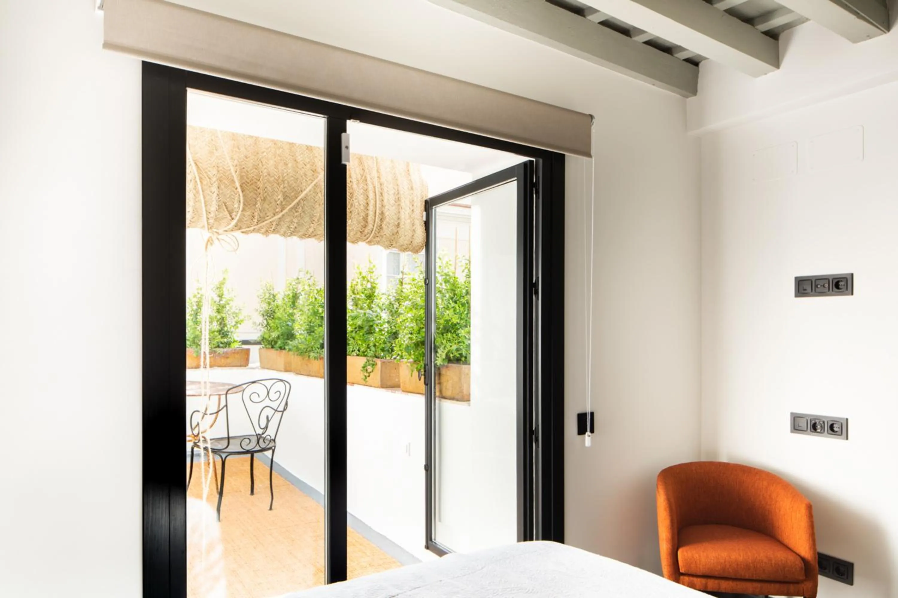 Balcony/Terrace, Bed in Boutique Hotel Casa Cánovas