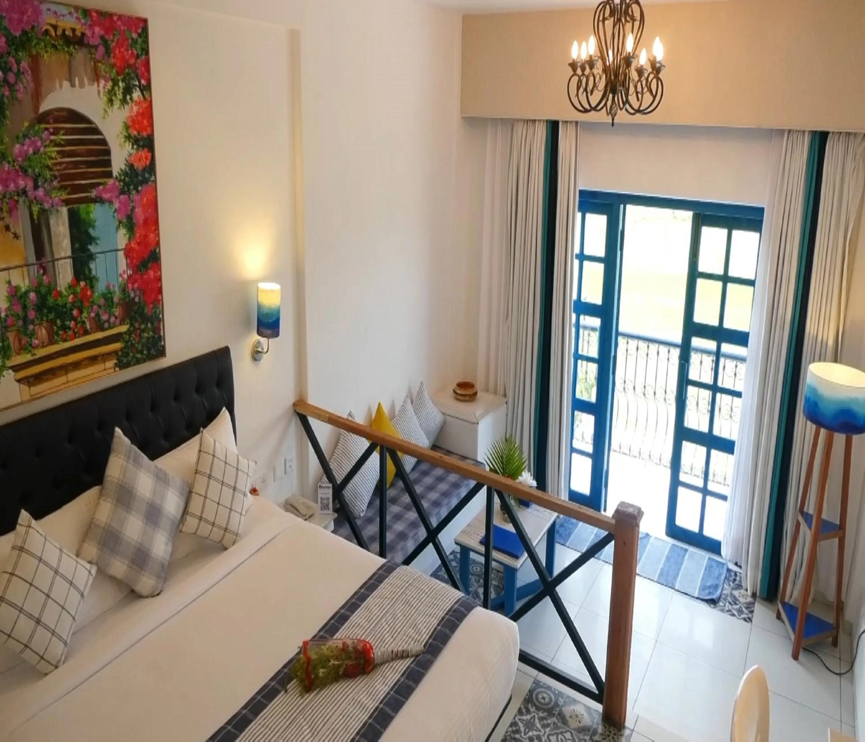 Bed in Annaratna Resorts