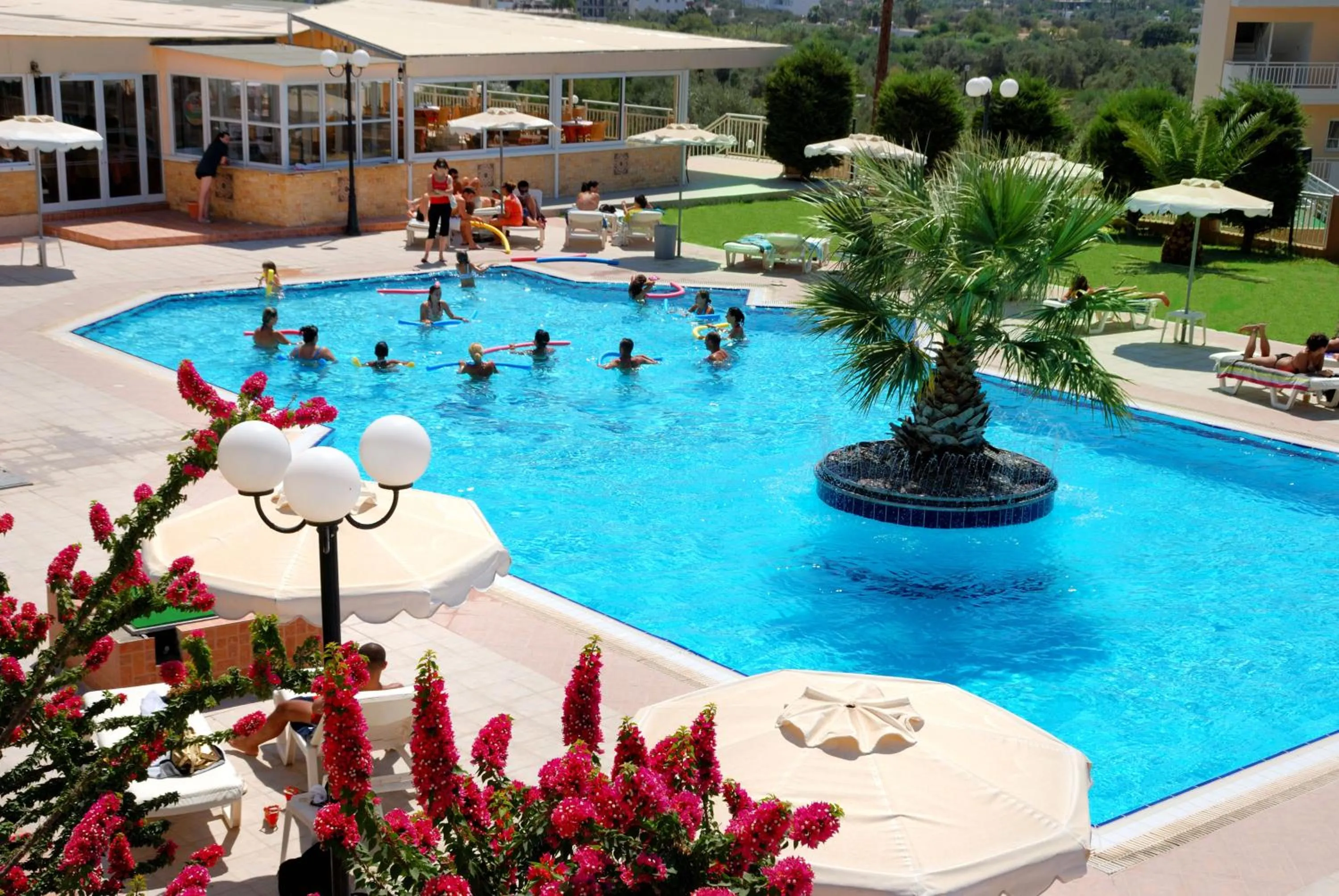 Pool view in Diagoras Hotel All Inclusive