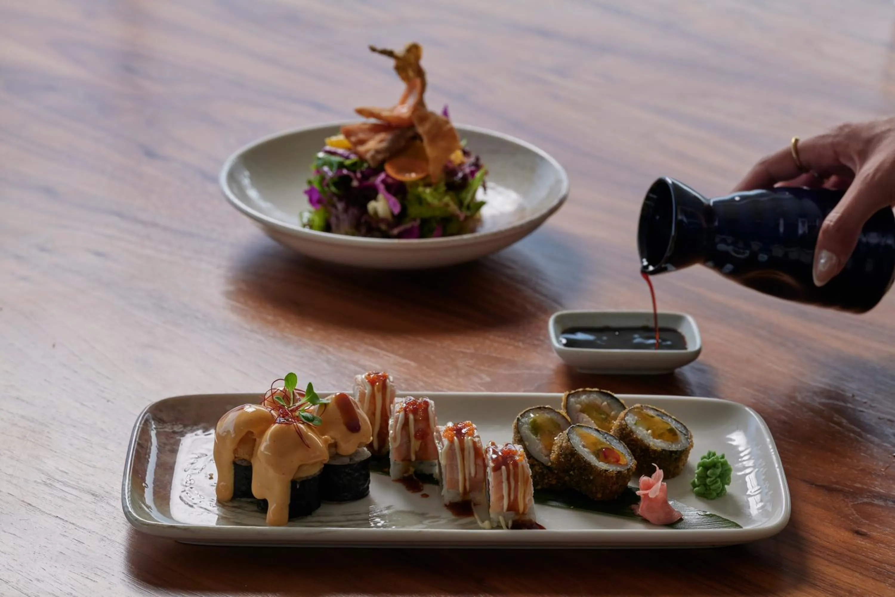 Restaurant/places to eat in Atlantica Sancta Napa Hotel