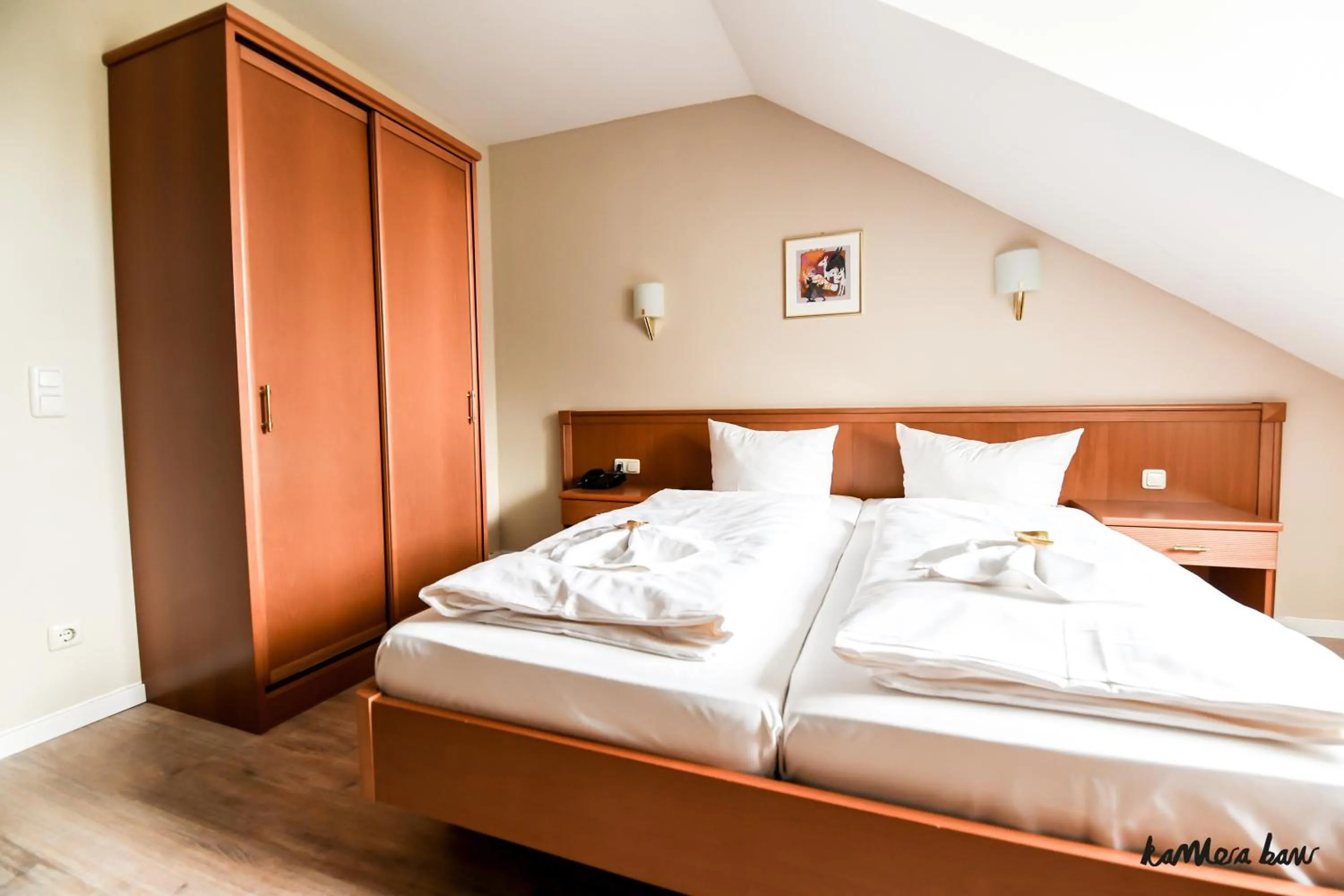 Photo of the whole room, Bed in Hotel Blutenburg