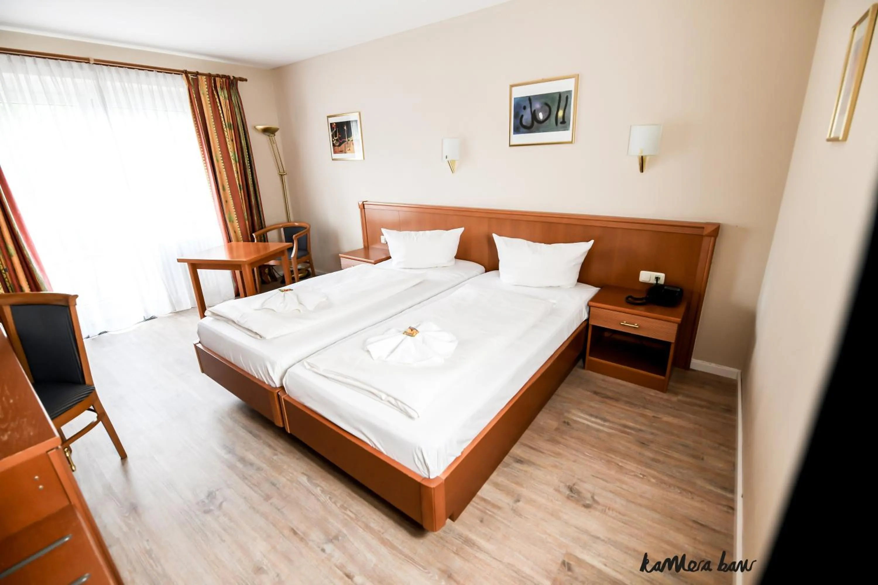 Photo of the whole room, Bed in Hotel Blutenburg