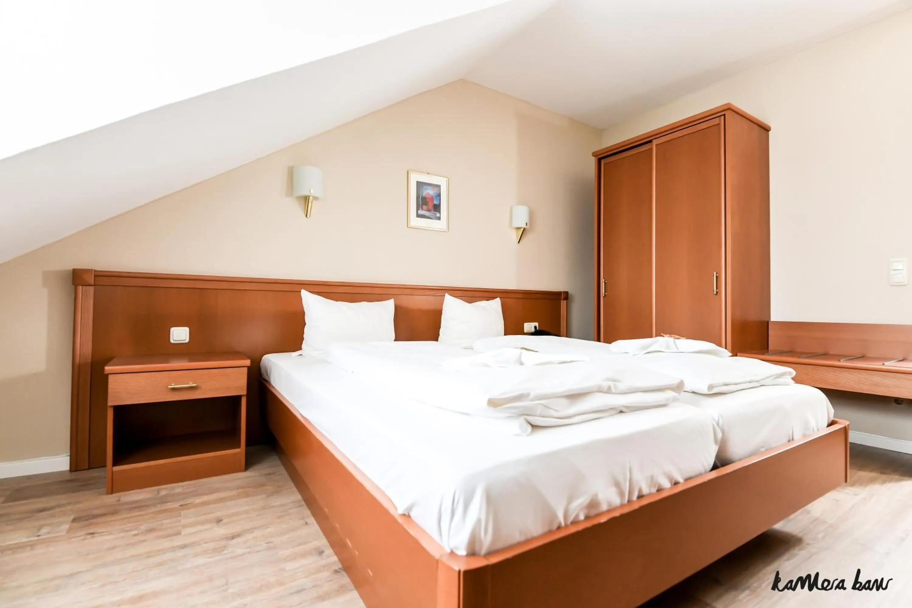 Photo of the whole room, Bed in Hotel Blutenburg