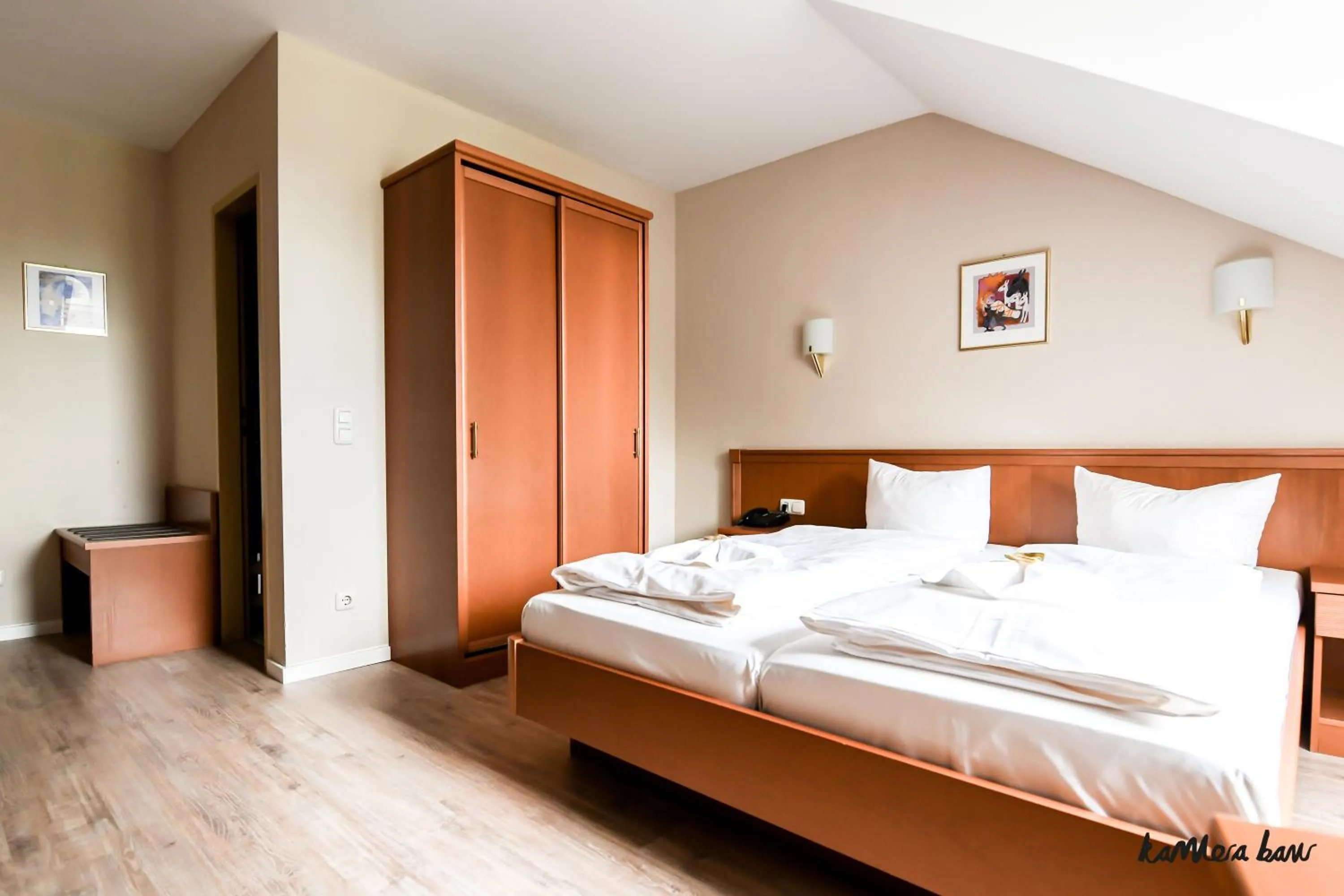 Photo of the whole room, Bed in Hotel Blutenburg