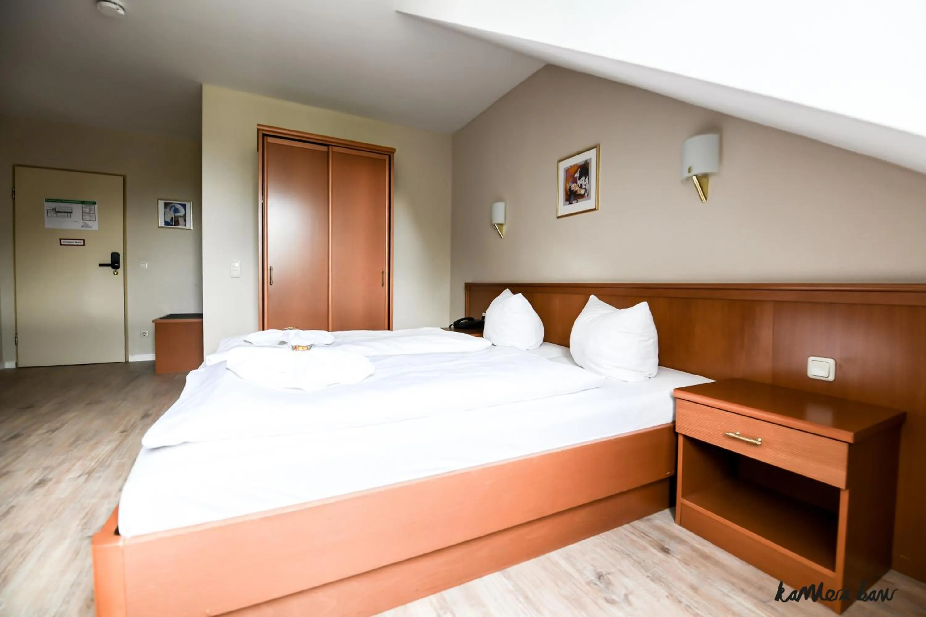 Photo of the whole room, Bed in Hotel Blutenburg