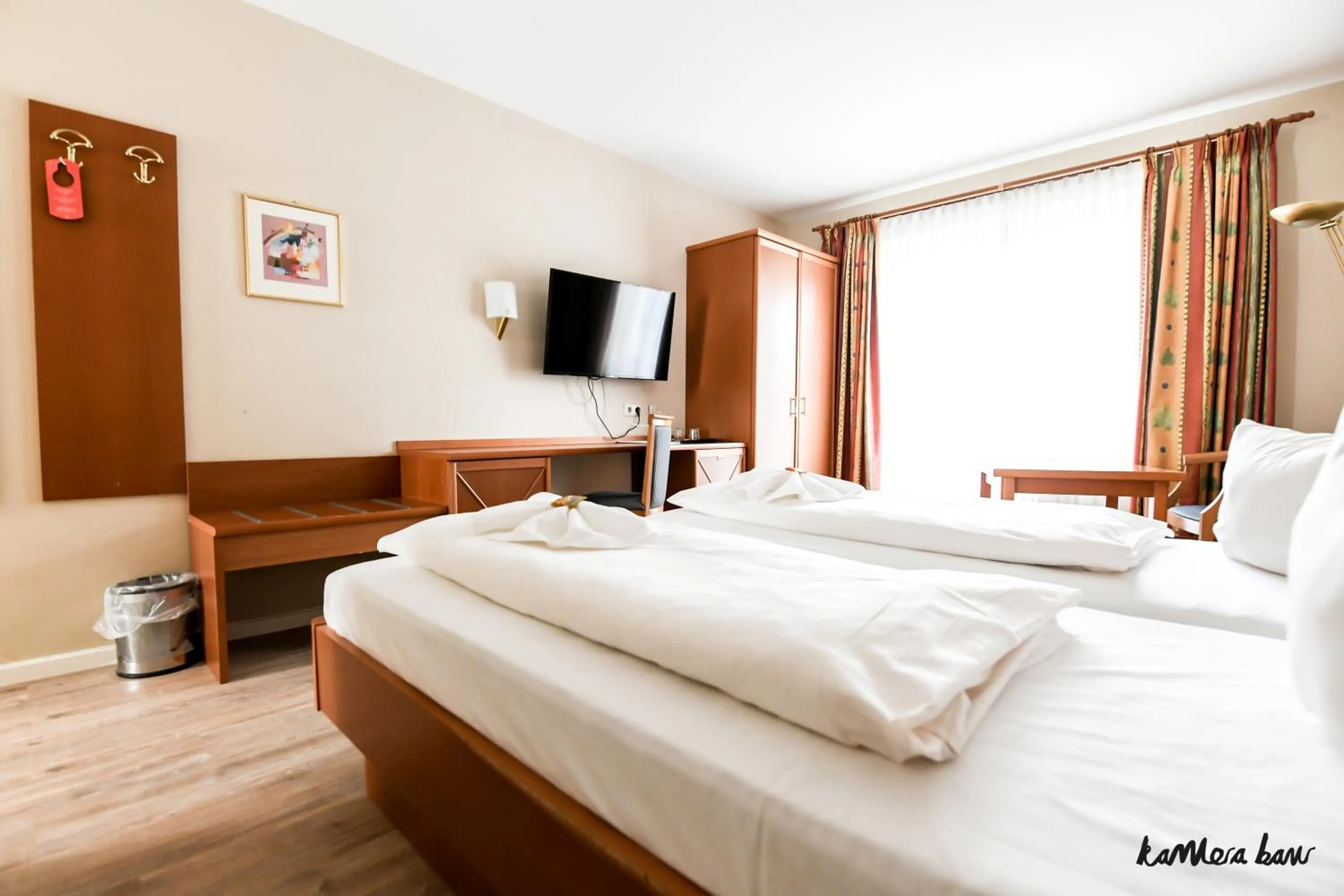 Photo of the whole room, Bed in Hotel Blutenburg