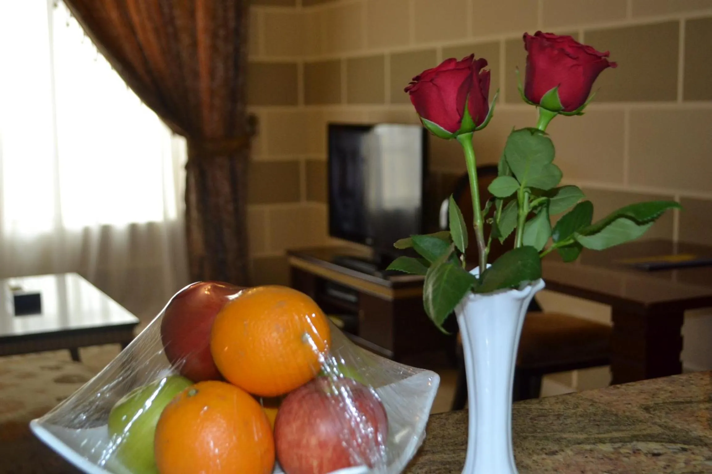 Kitchen or kitchenette in Al Hayat Hotel Apartments