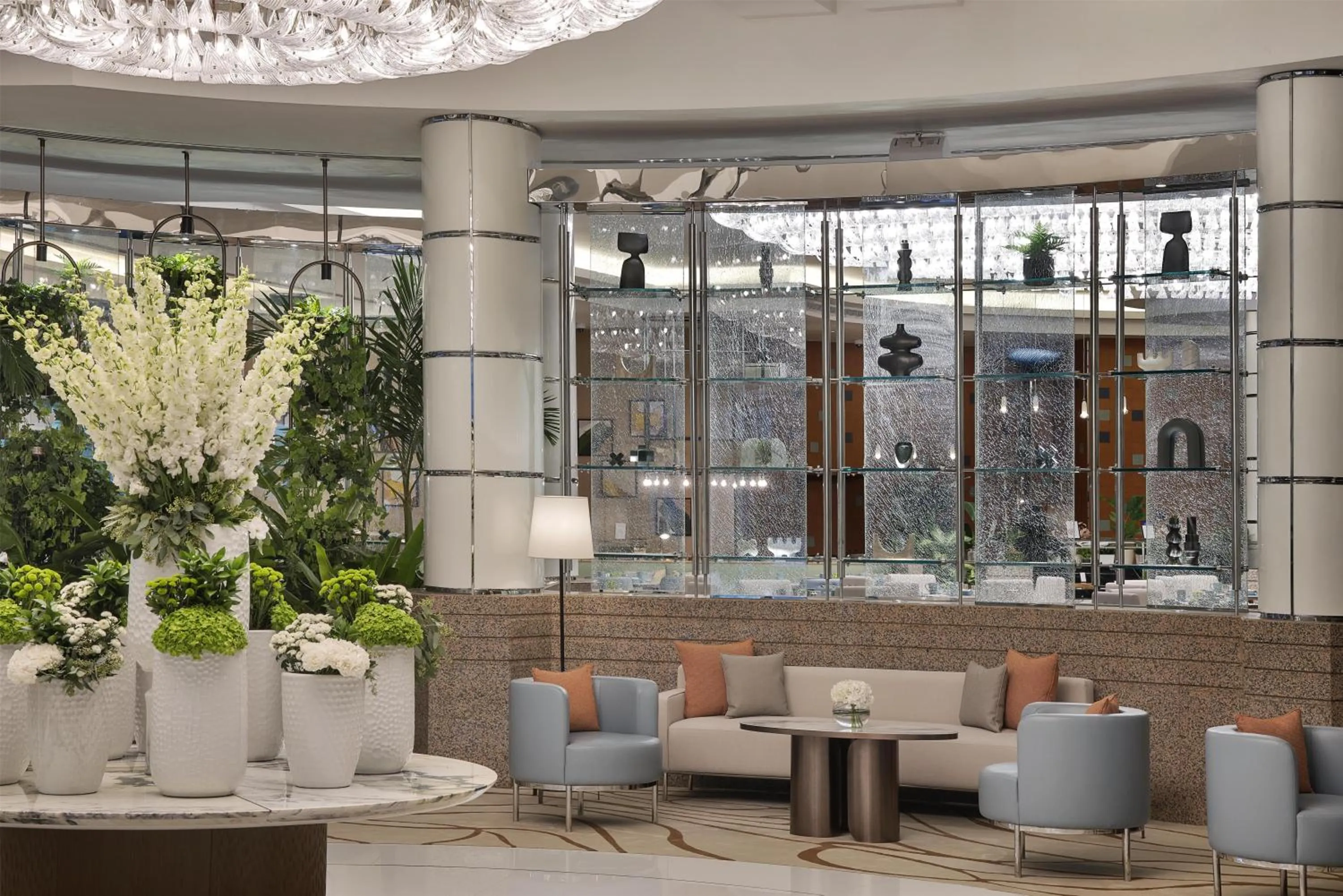 Lobby or reception in Hilton Dubai Jumeirah