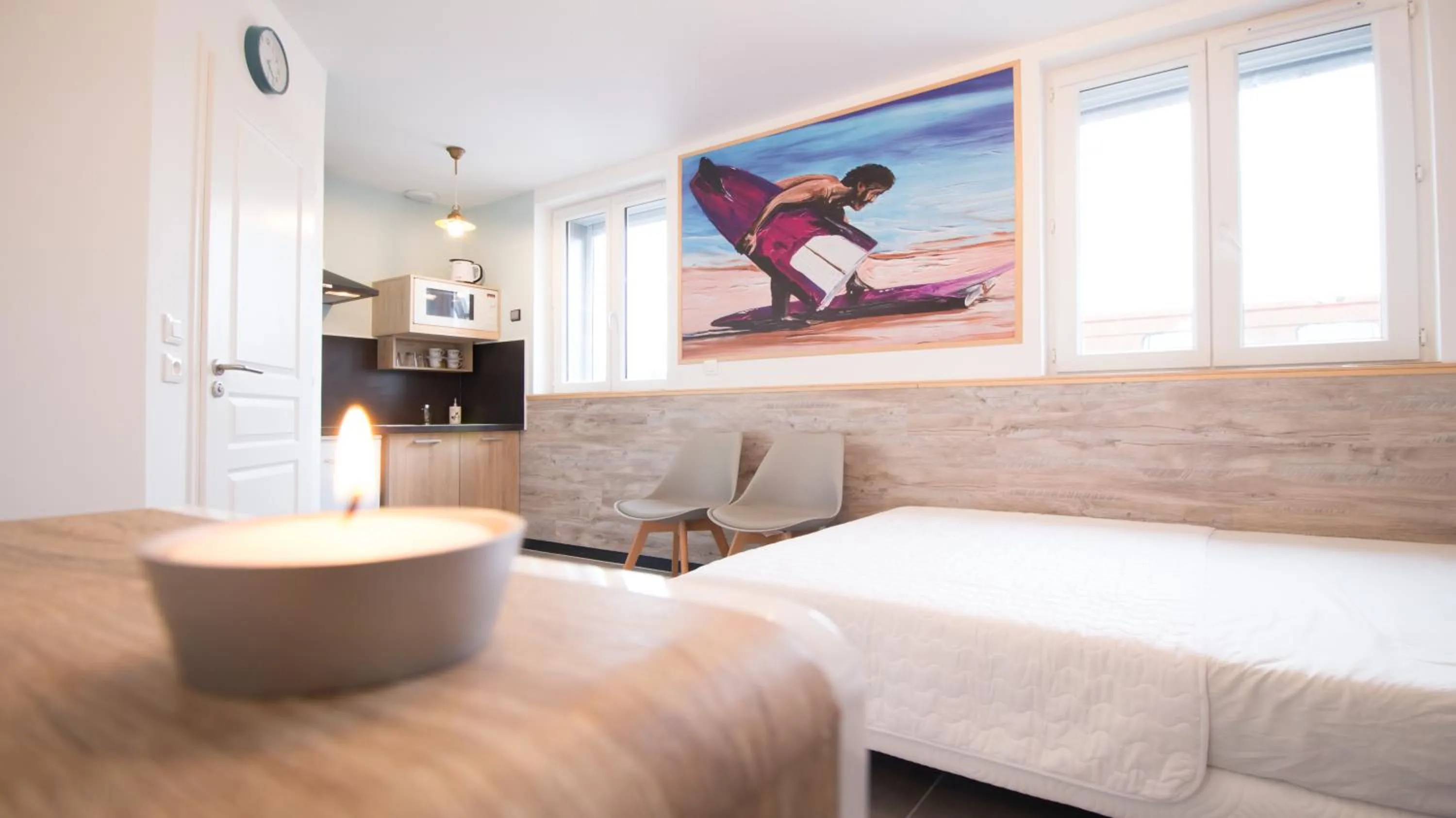 Bed in Appartel 76 Dieppe