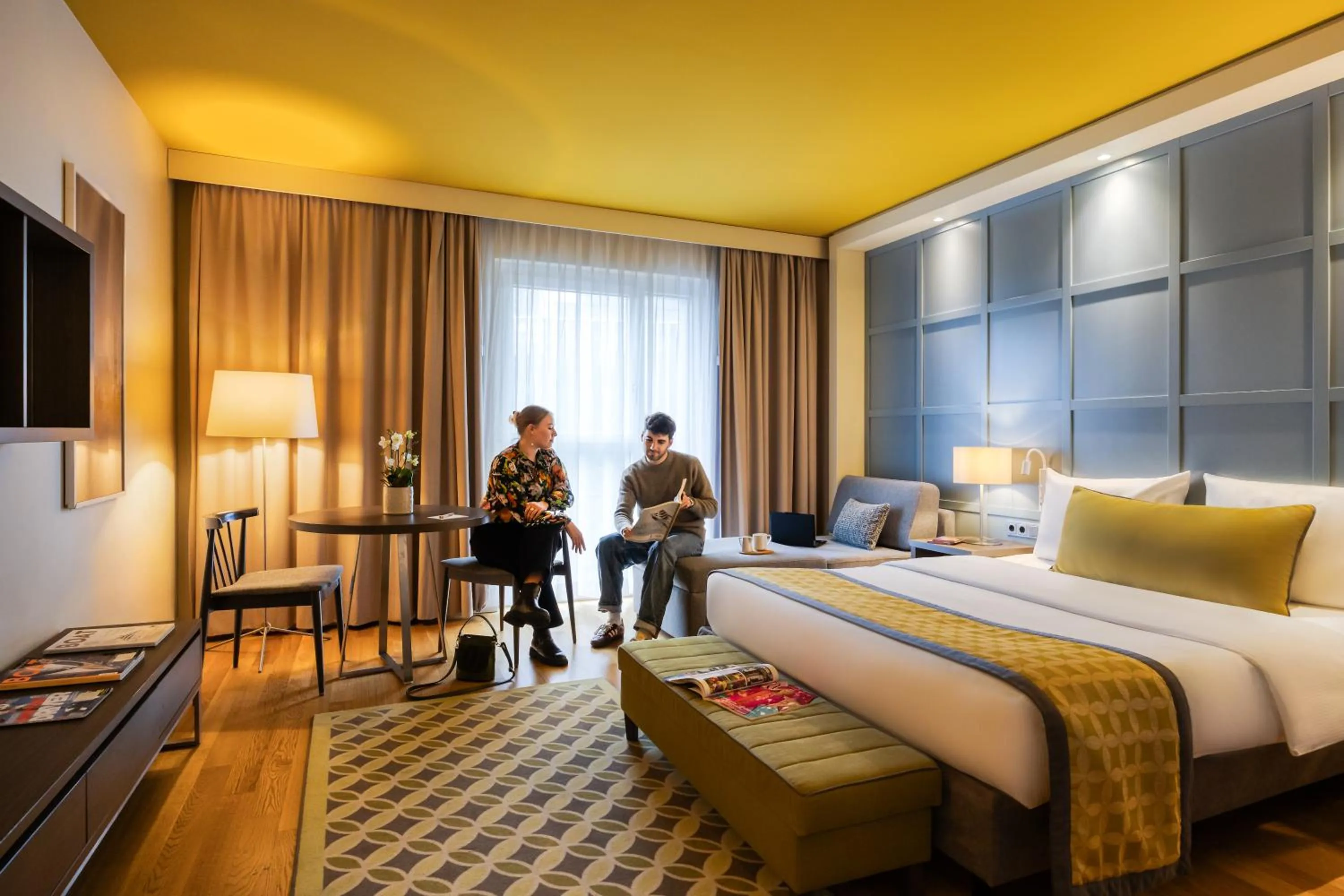 Bedroom, Bed in Citadines City Centre Frankfurt