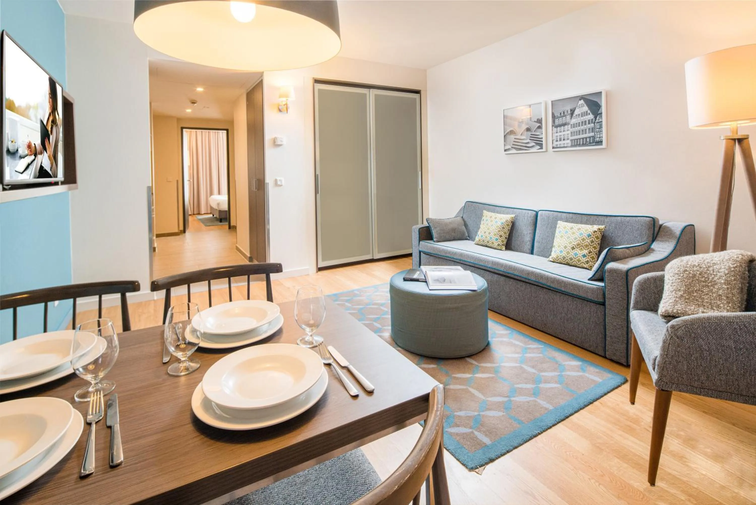 Living room in Citadines City Centre Frankfurt