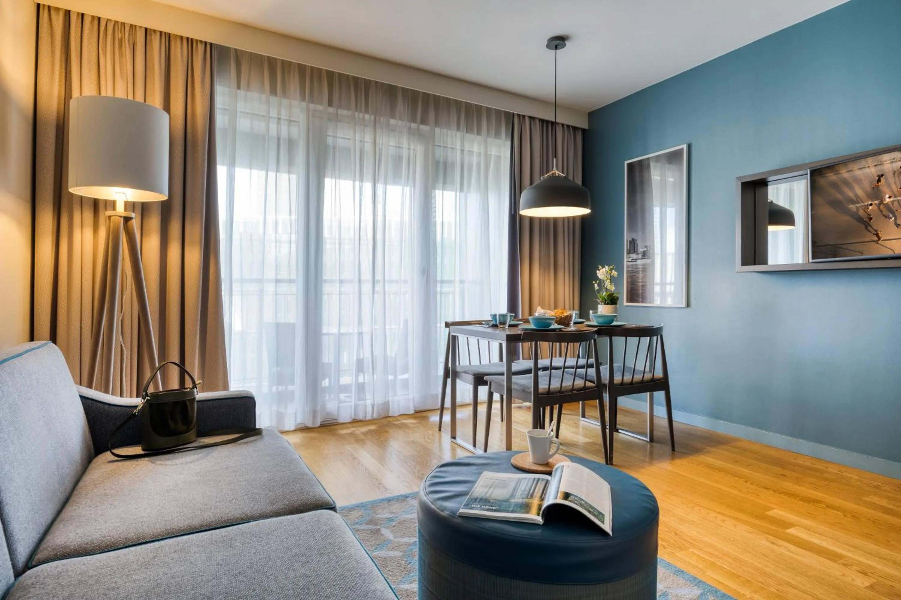 Living room in Citadines City Centre Frankfurt