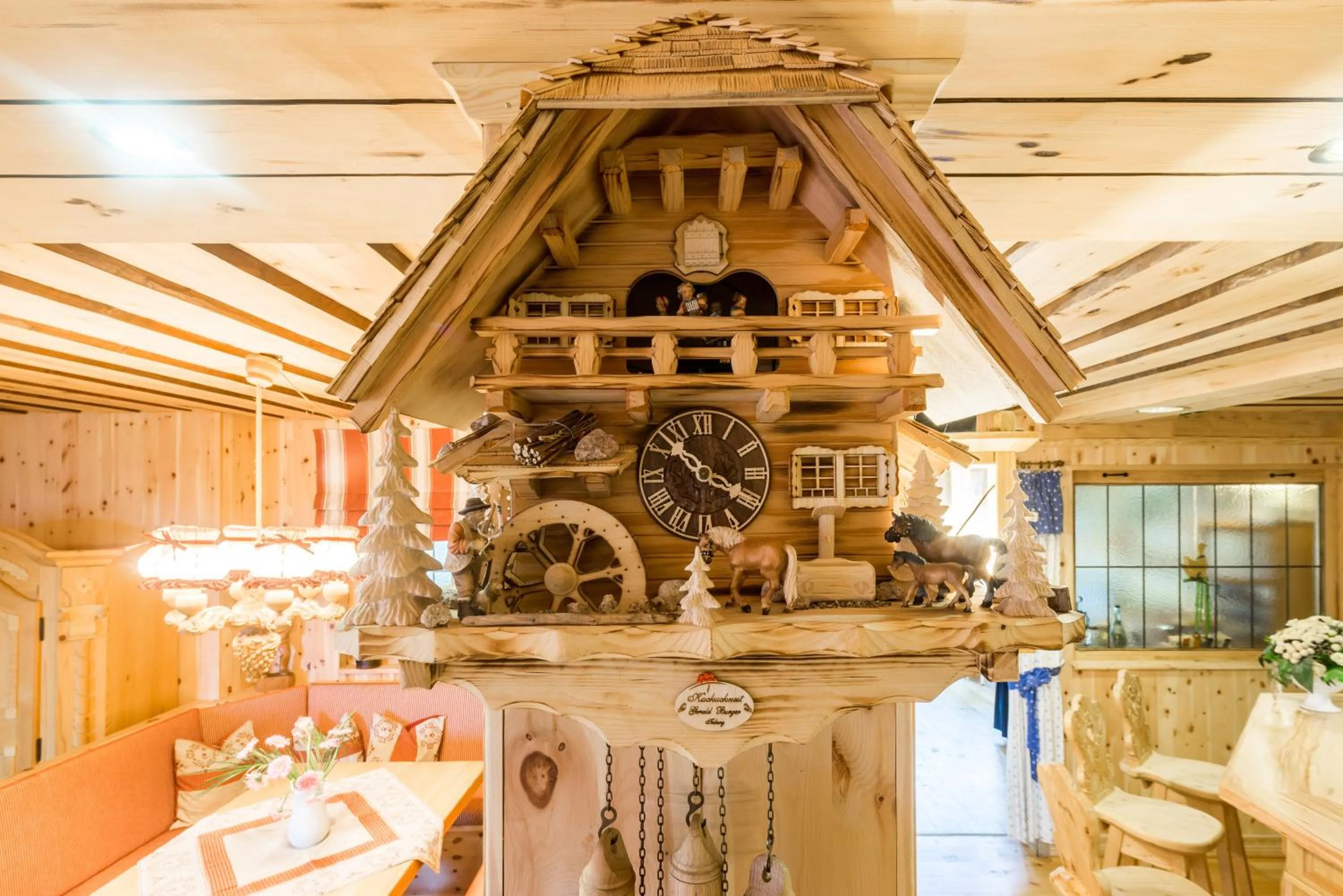 Decorative detail in Hotel Krone Igelsberg