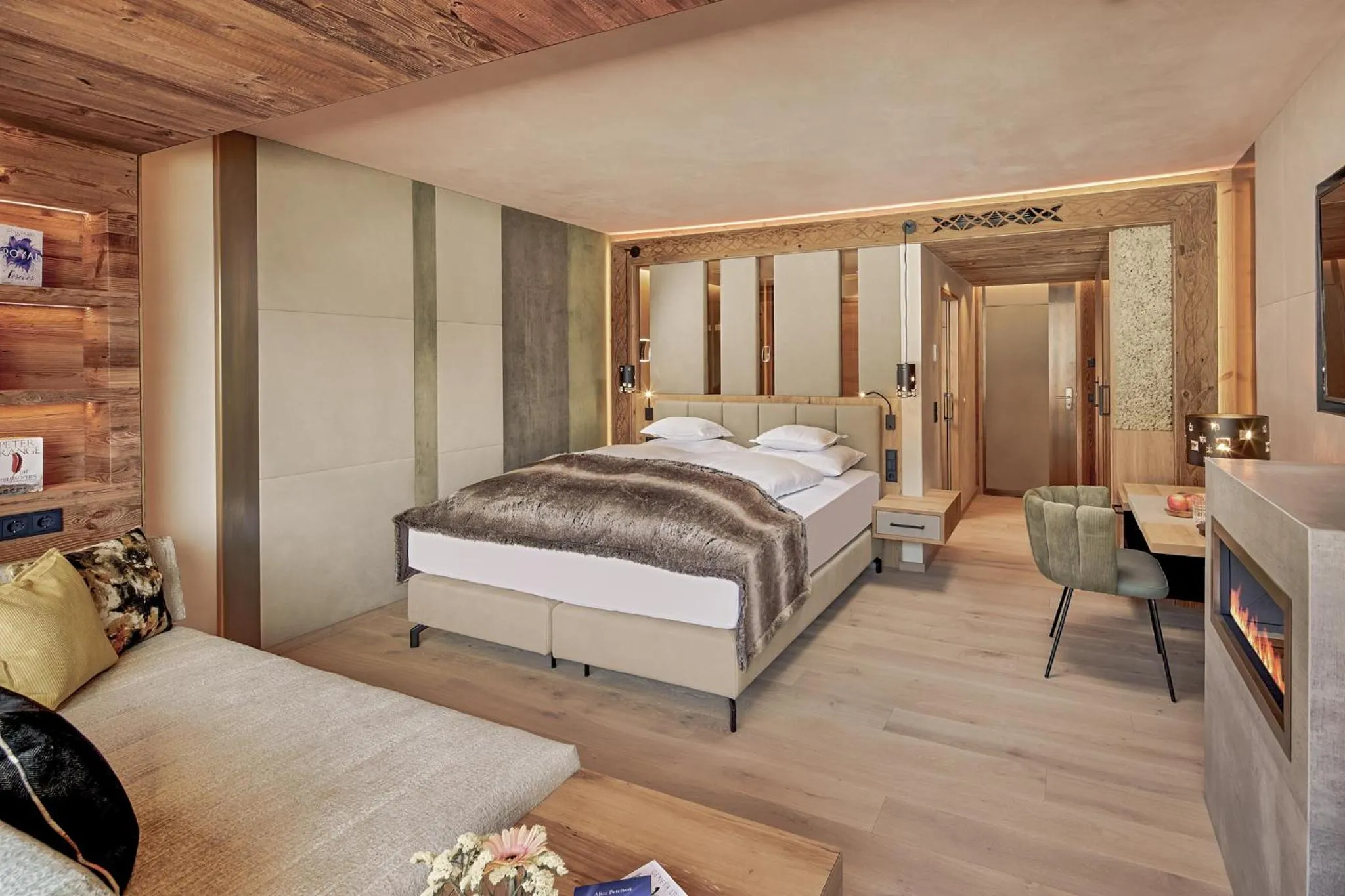 Bed in Das Karwendel - Ihr Wellness Zuhause am Achensee