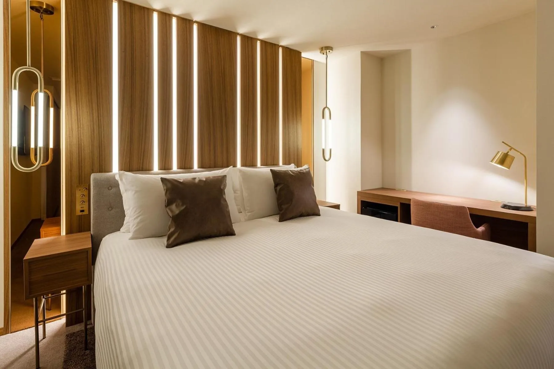 Bed in The OneFive Villa Fukuoka - Vacation STAY 33459v