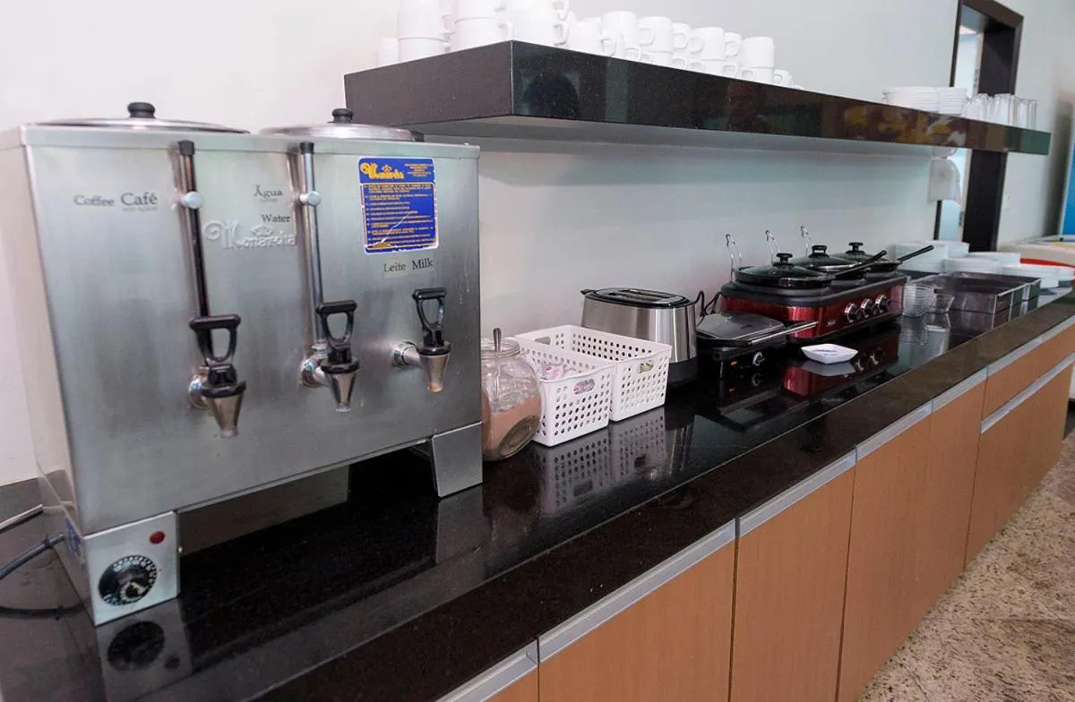 Communal kitchen in Hotel Domani