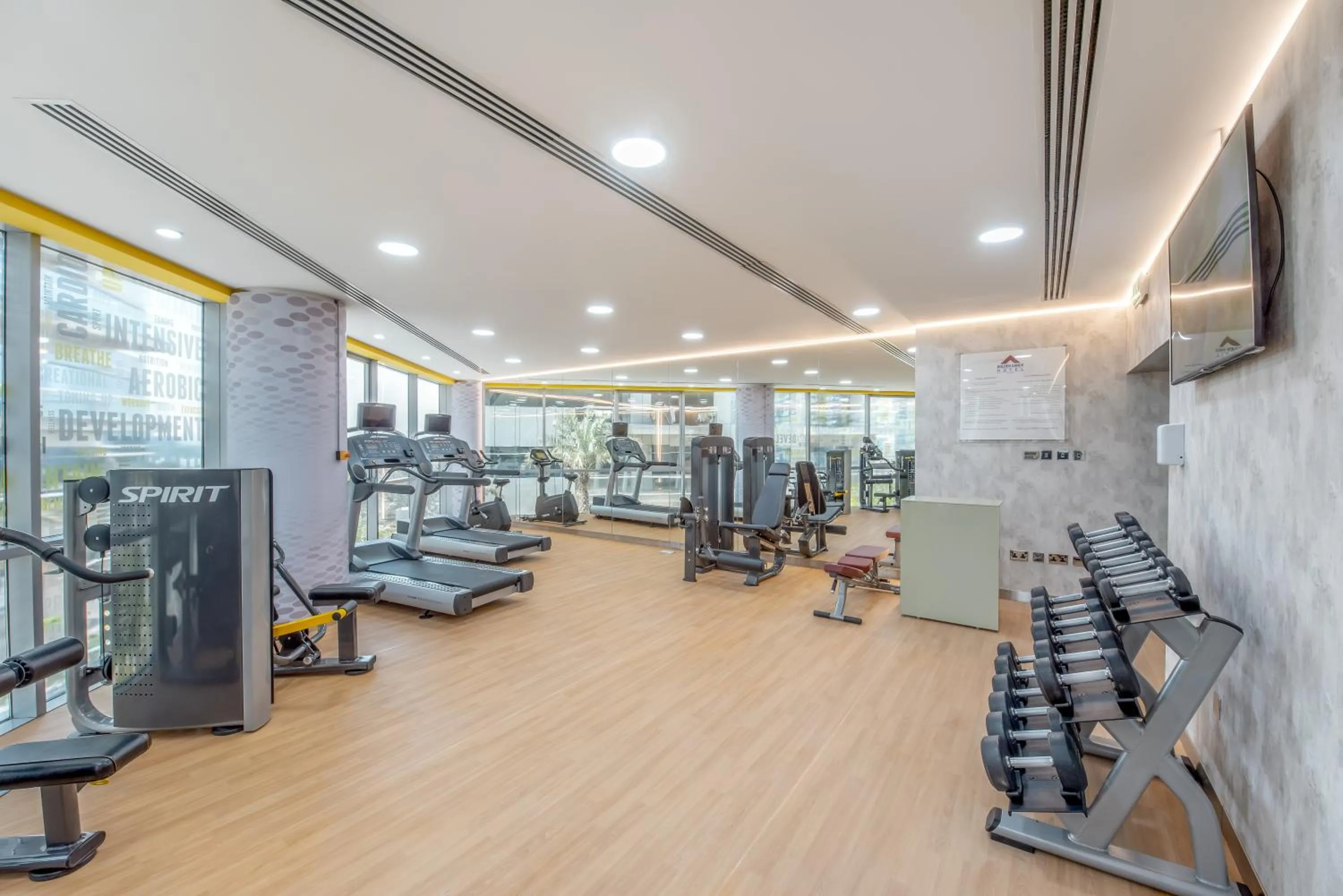 Fitness centre/facilities in Golden Sands Boutique Hotel-Dubai Creek