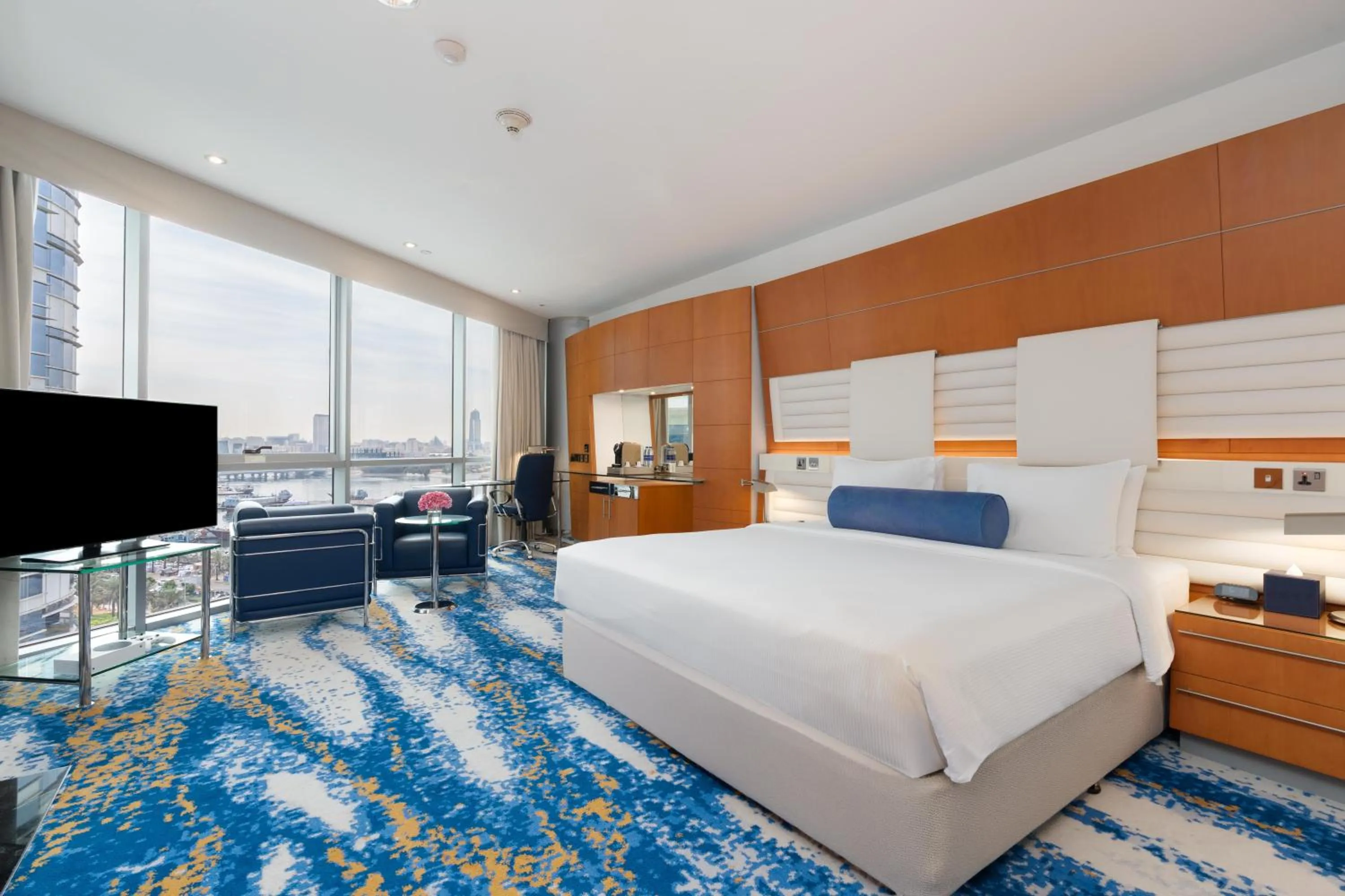 Bed in Golden Sands Boutique Hotel-Dubai Creek