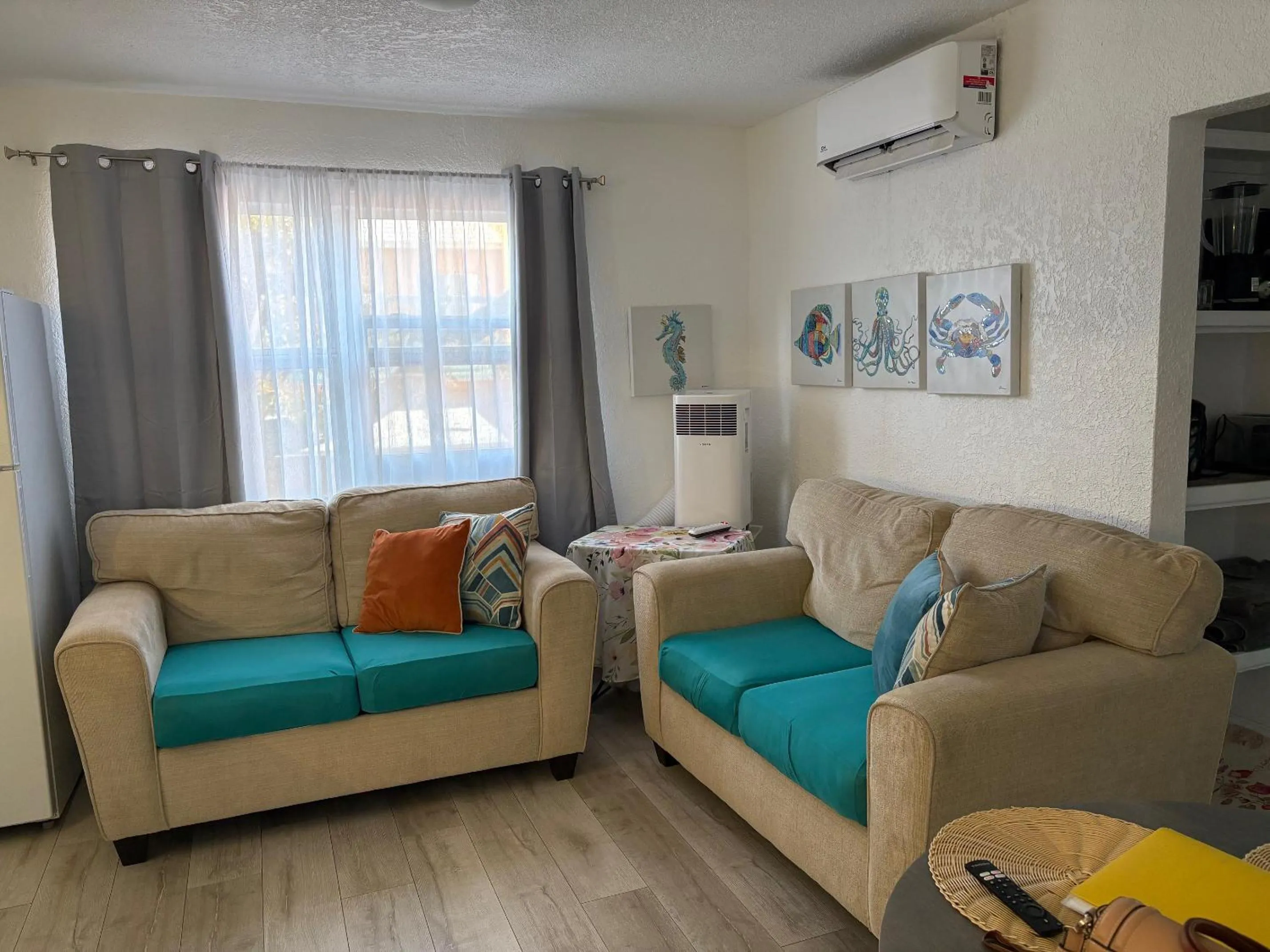 Living room in Mermaid's Lighthouse