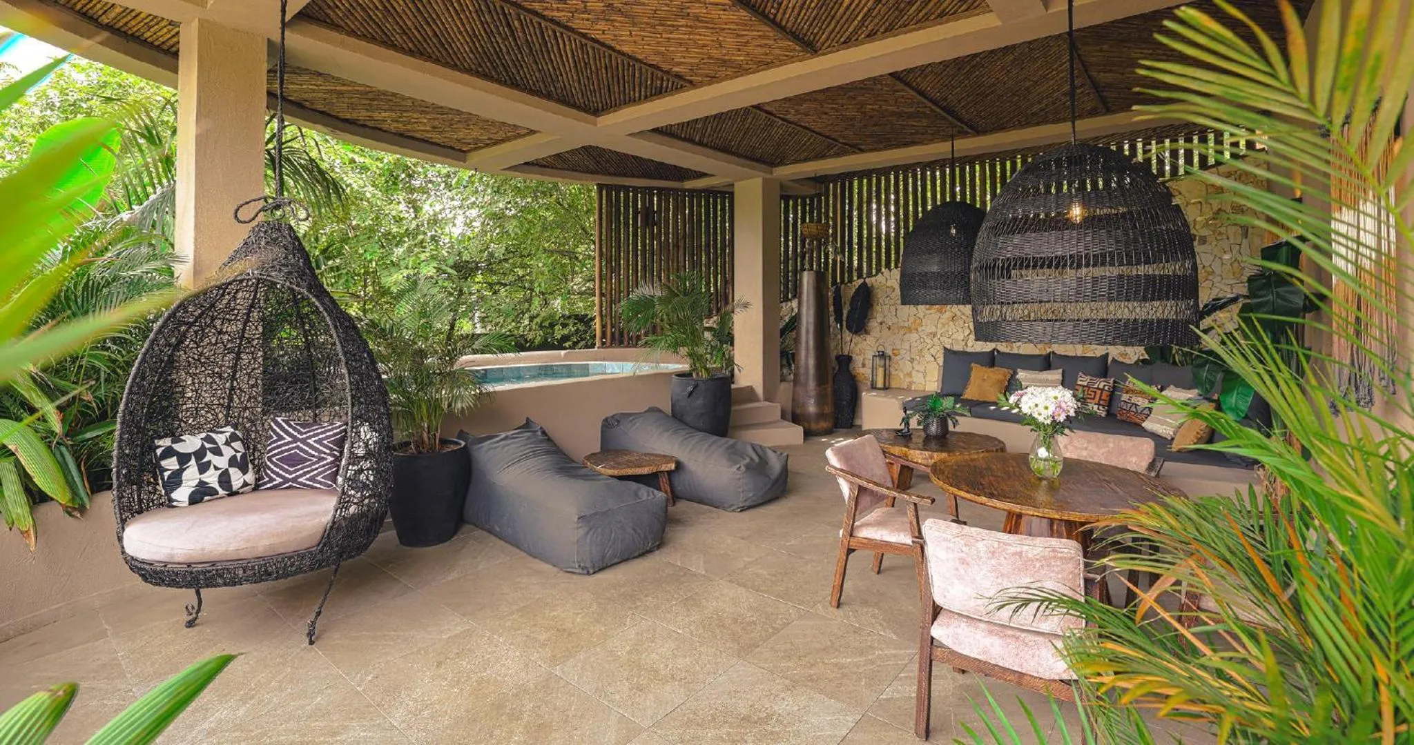 Living room in Hotel Casa Candela