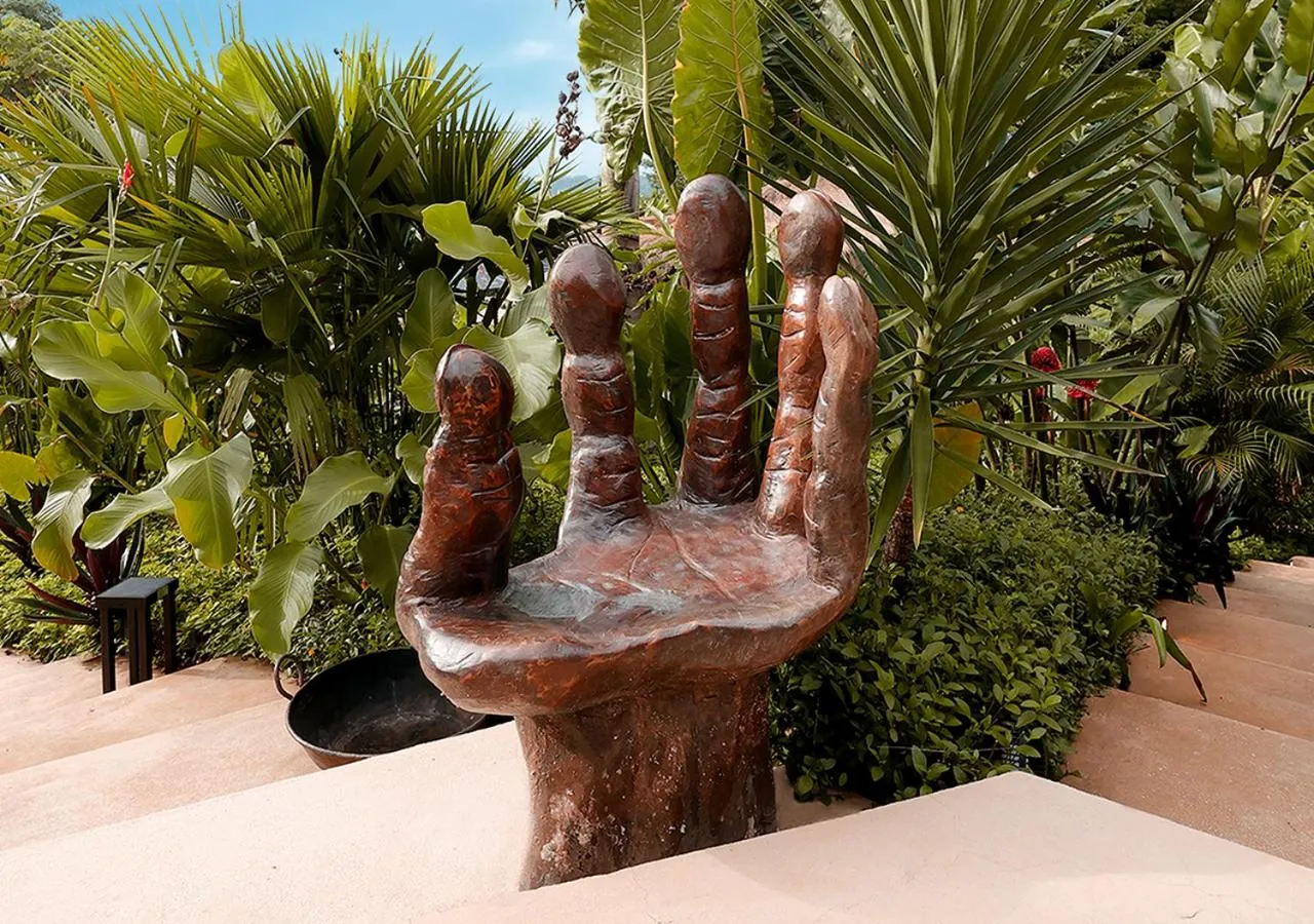 Garden in Hotel Casa Candela