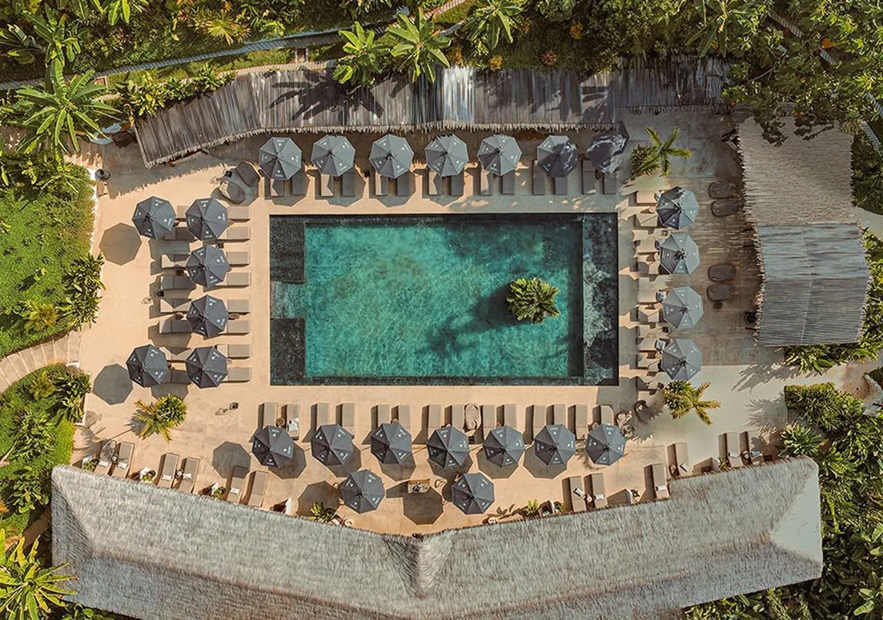 Pool view in Hotel Casa Candela
