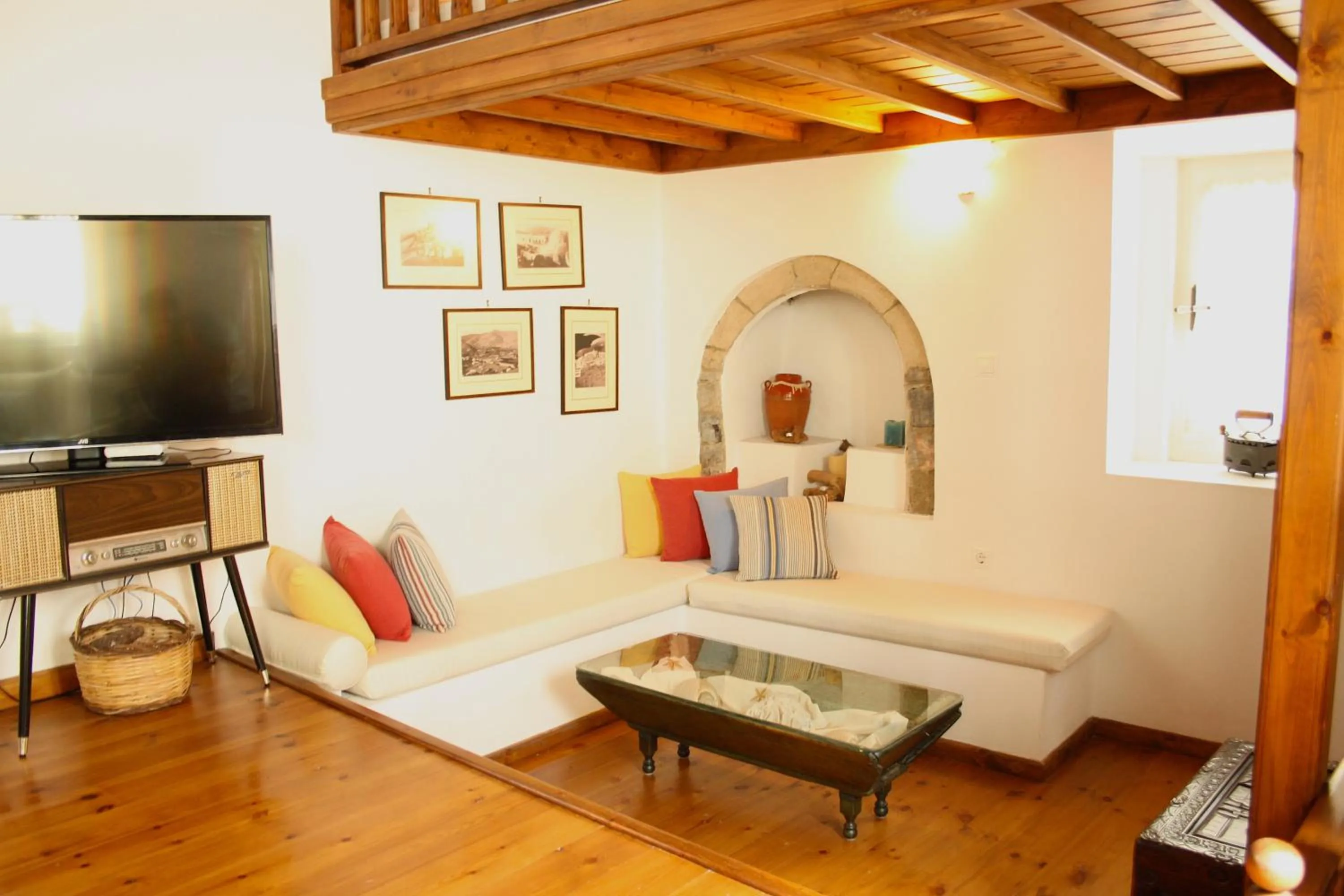 Living room in Mariakis Studios