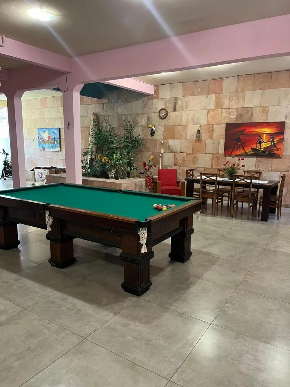 Billiard in Pousada Canavieiras Frederic