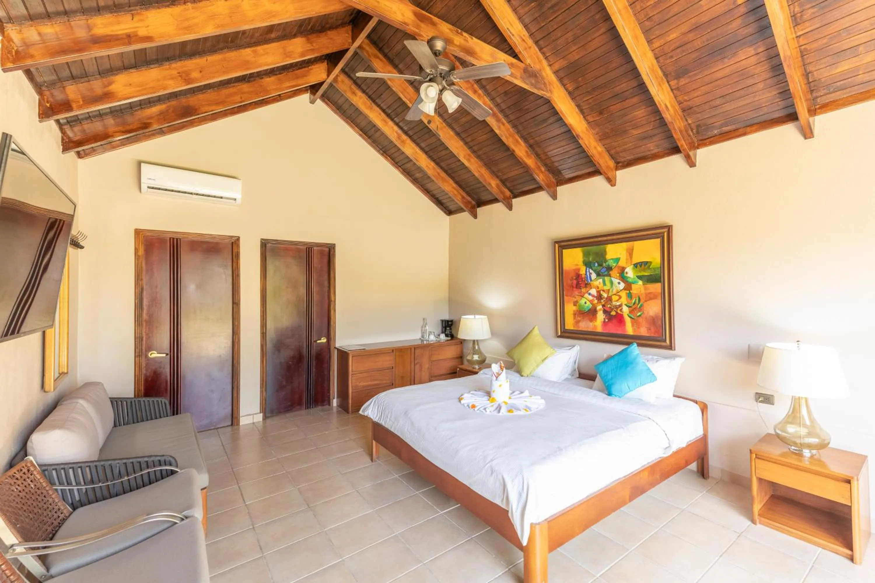 Bed in Hotel Lavas Tacotal