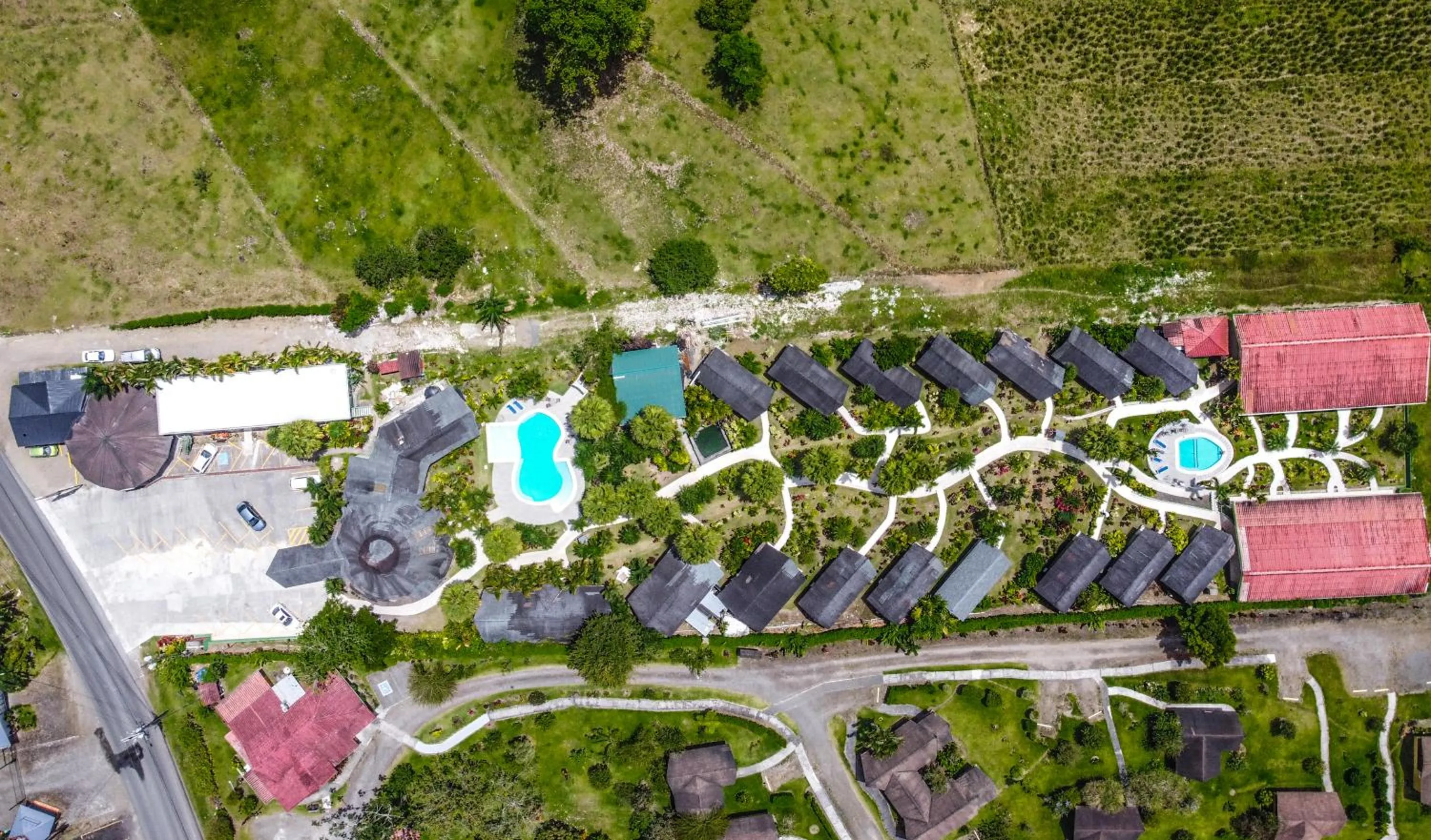 Bird's eye view in Hotel Lavas Tacotal