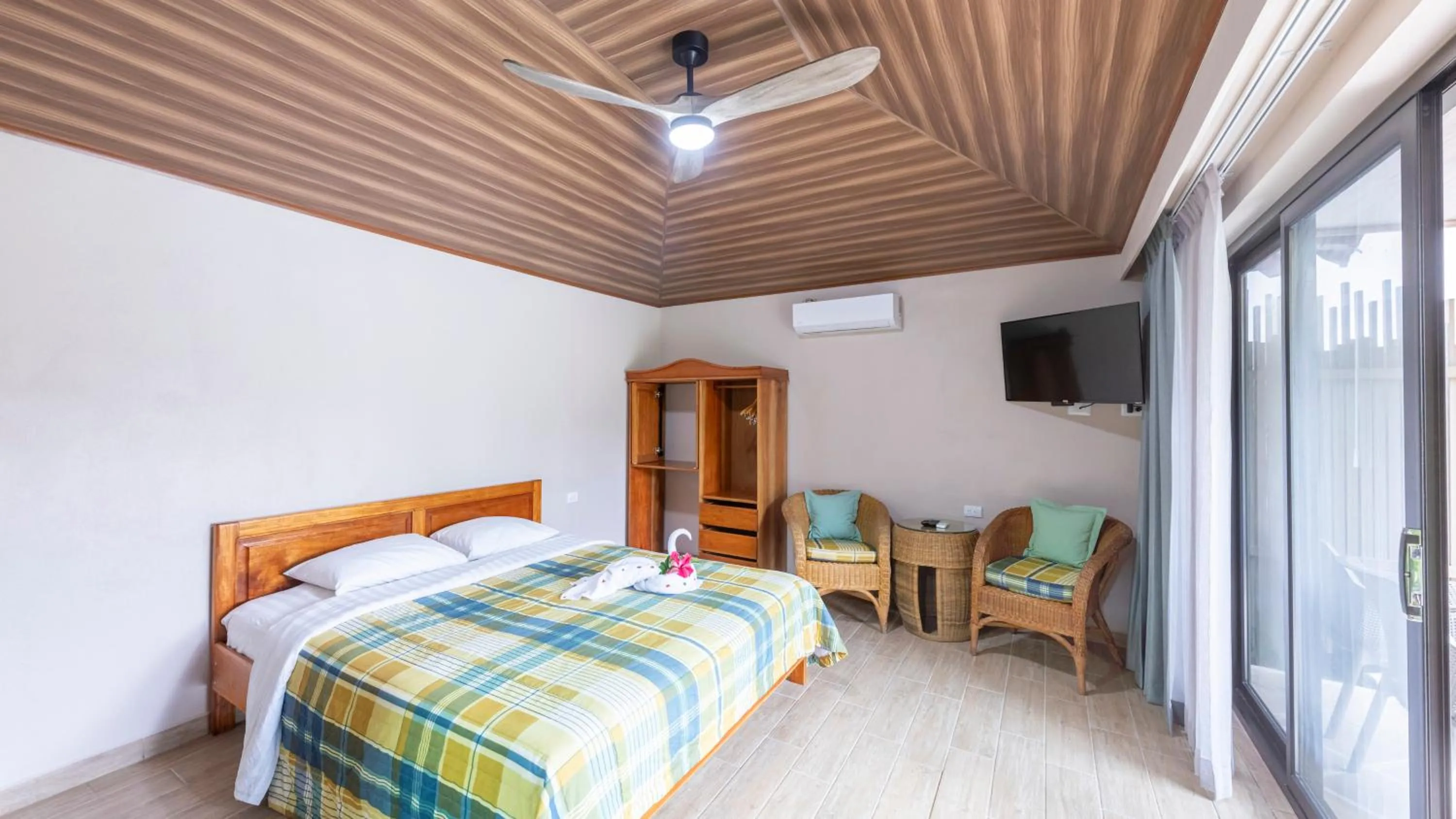 Bed in Hotel Lavas Tacotal