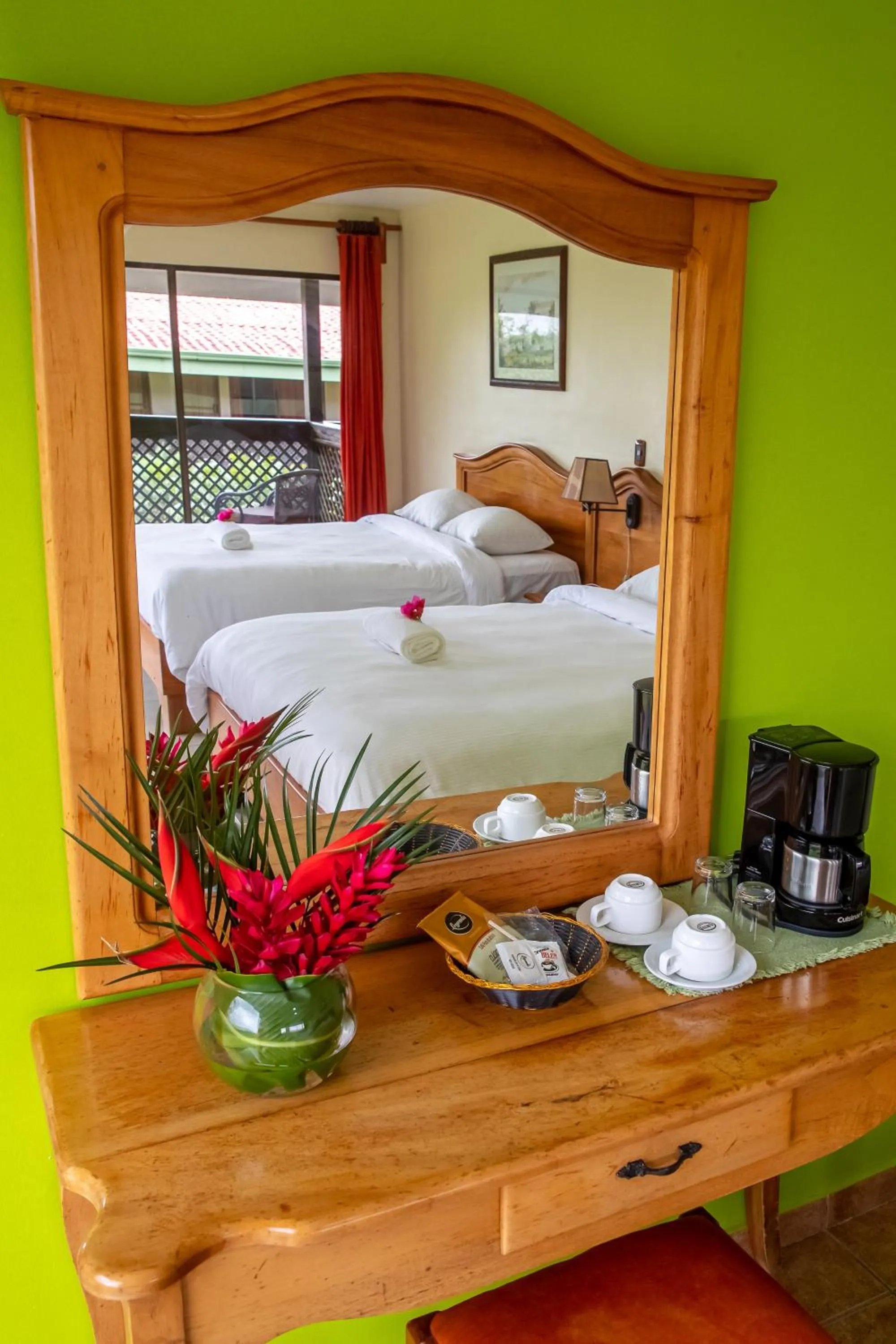 Bed in Hotel Lavas Tacotal