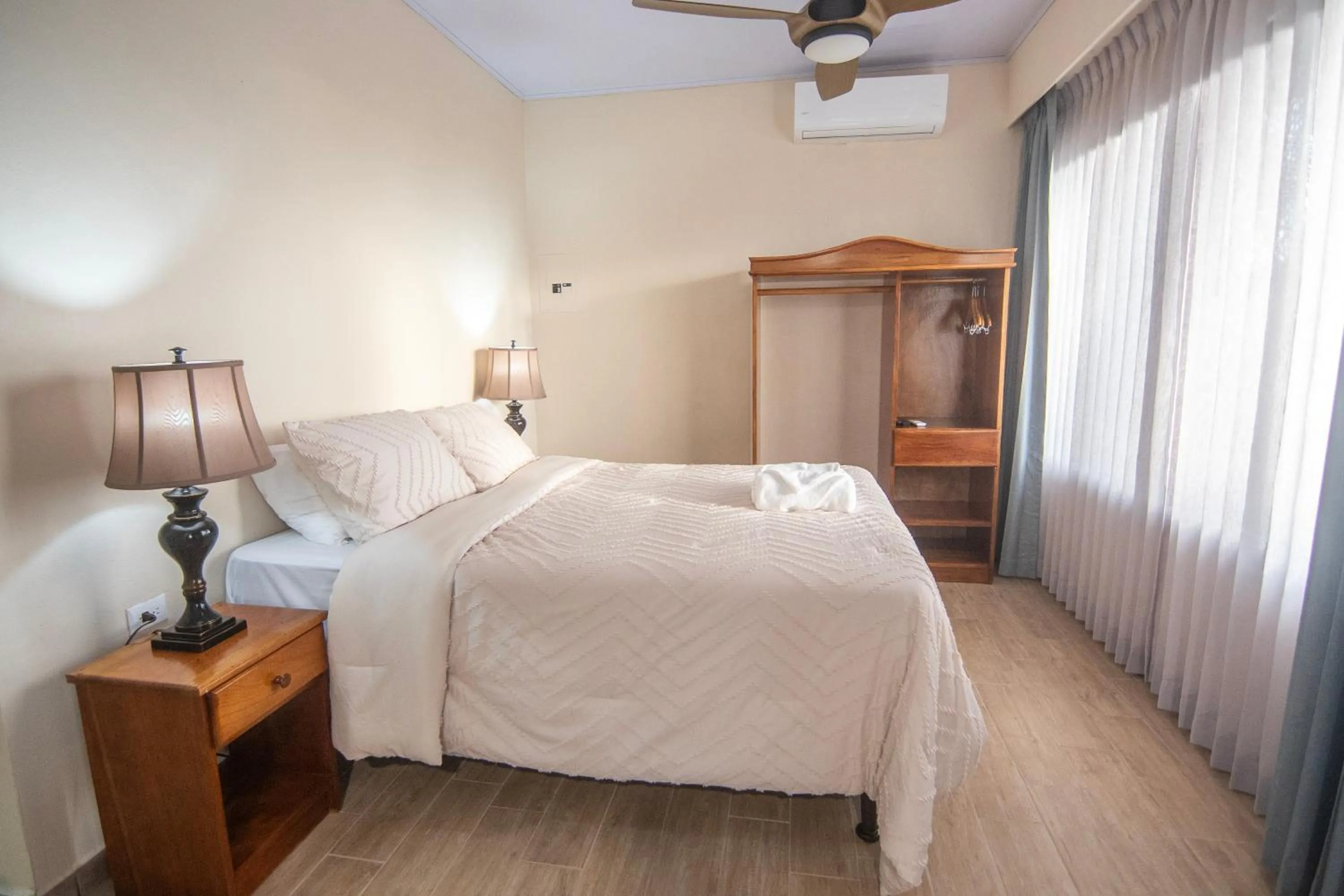 Bed in Hotel Lavas Tacotal