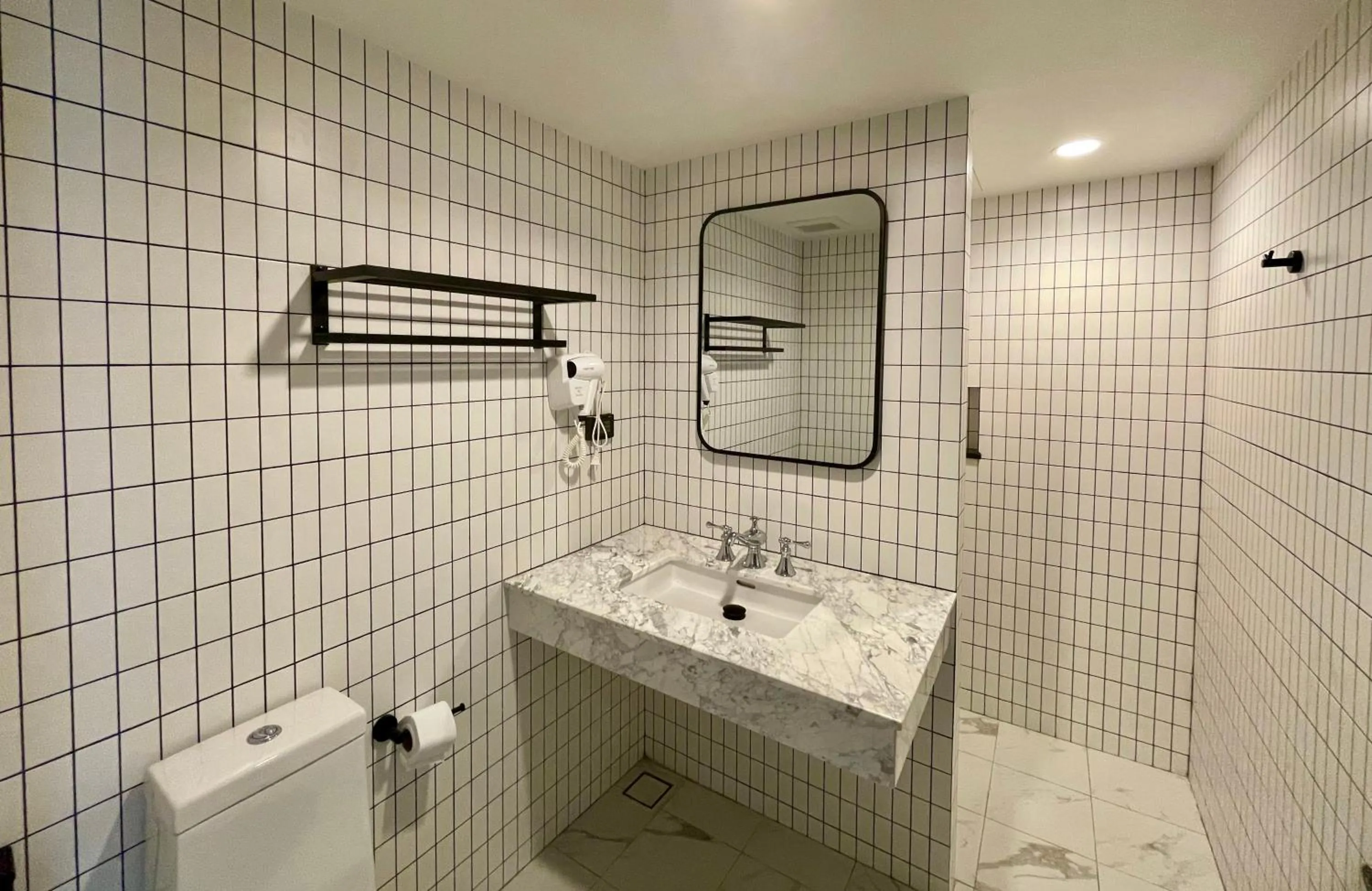 Bathroom in Room Actually Service Apartment