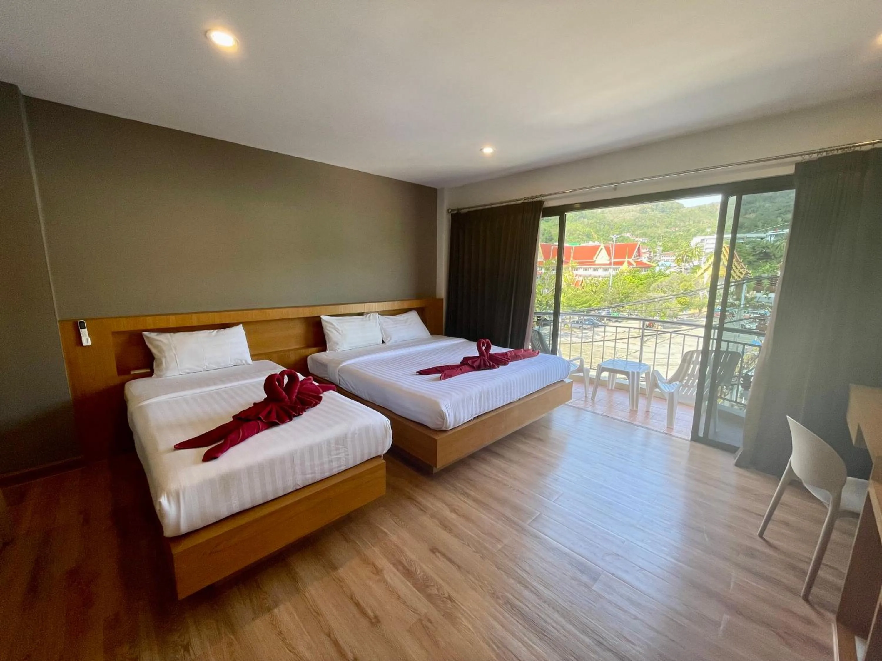 Bedroom, Bed in Room Actually Service Apartment