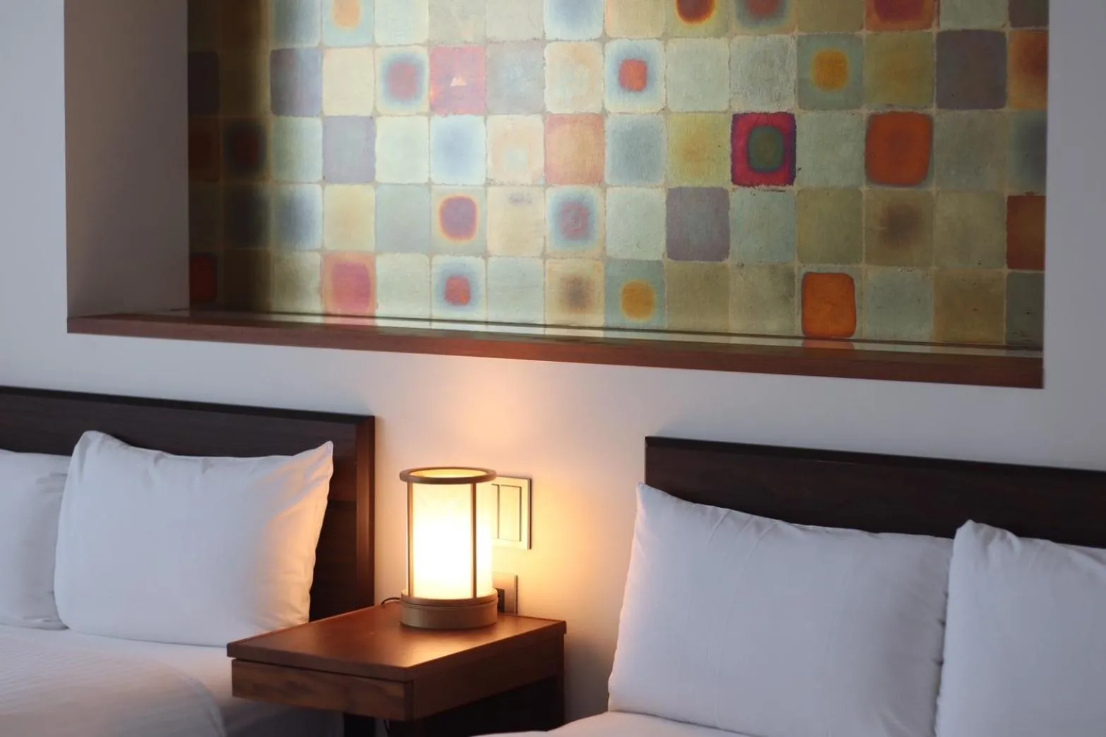 Bed in Hotel Rakurakuan