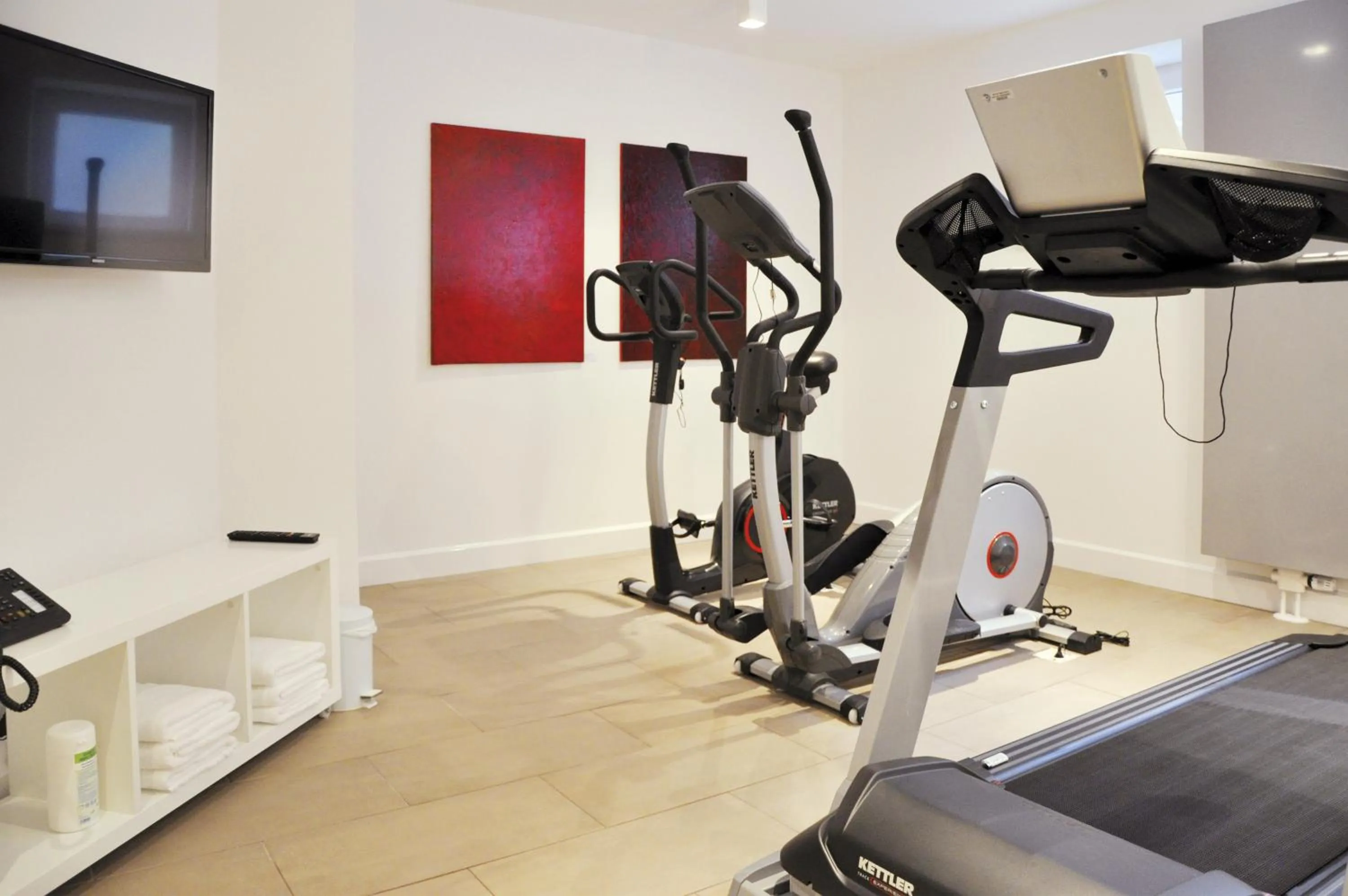 Fitness centre/facilities in Rackmers Hof - Suiten Hotel garni mit Sauna