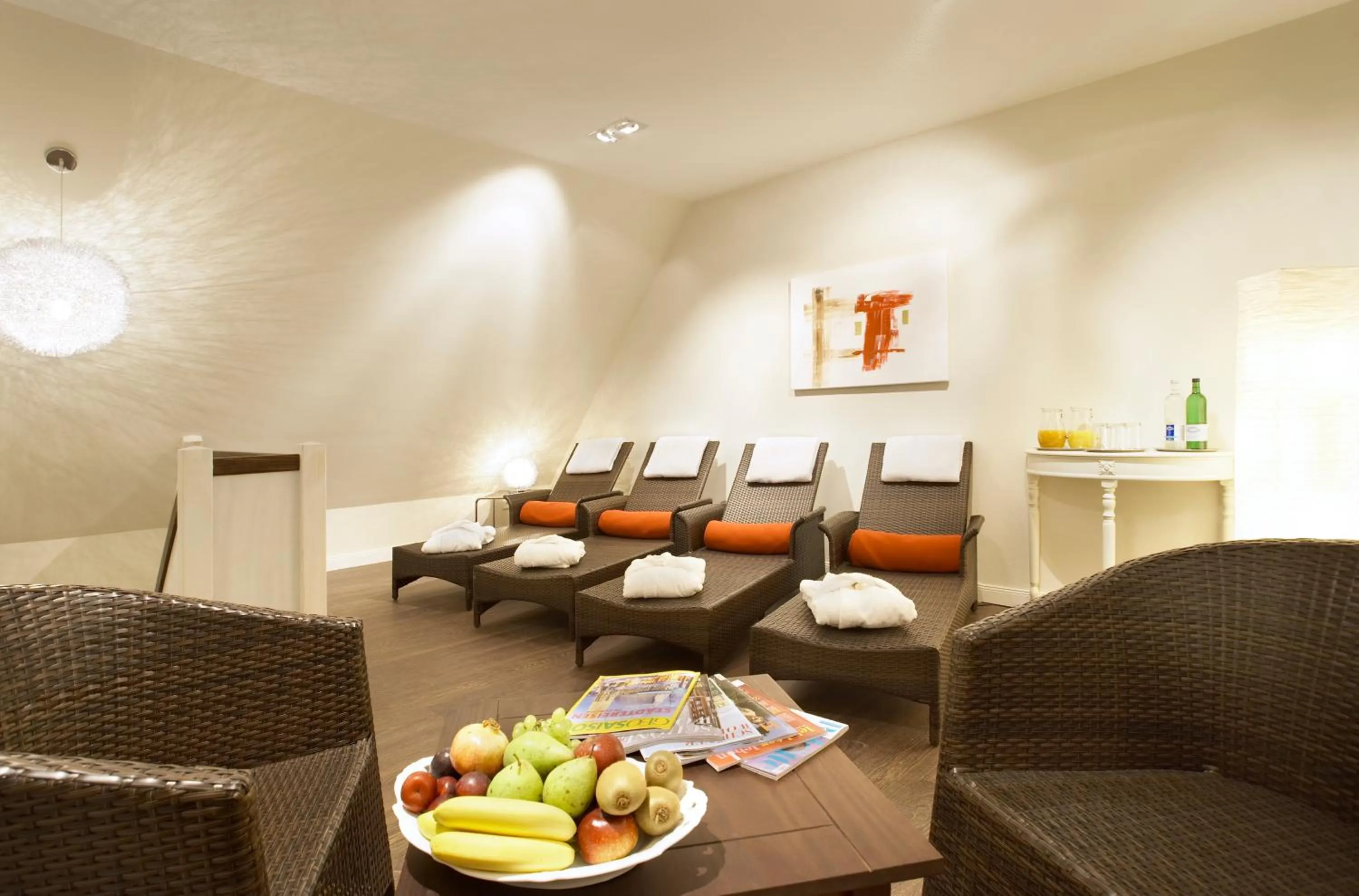 Spa and wellness centre/facilities in Rackmers Hof - Suiten Hotel garni mit Sauna