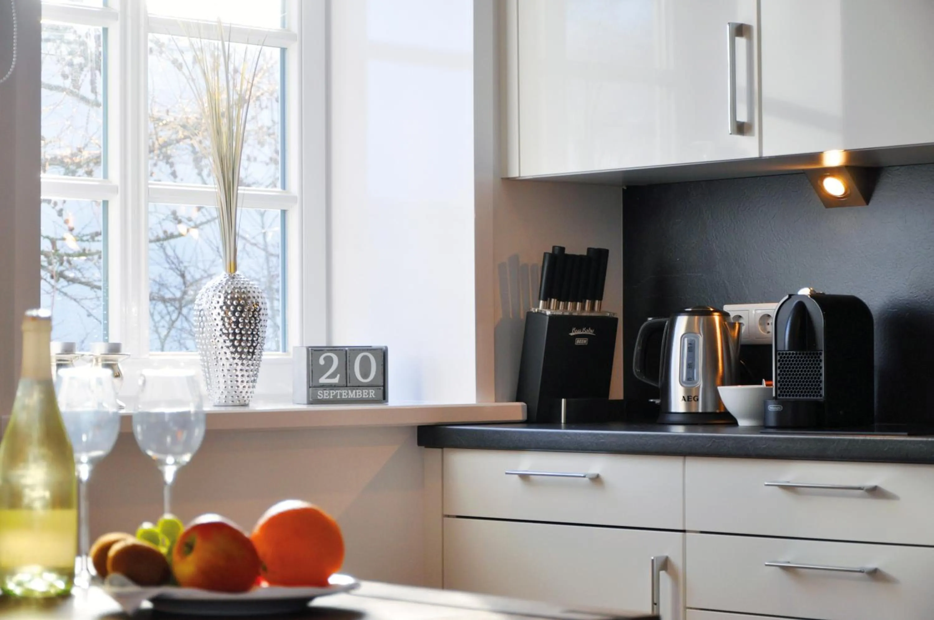 Coffee/tea facilities in Rackmers Hof - Suiten Hotel garni mit Sauna