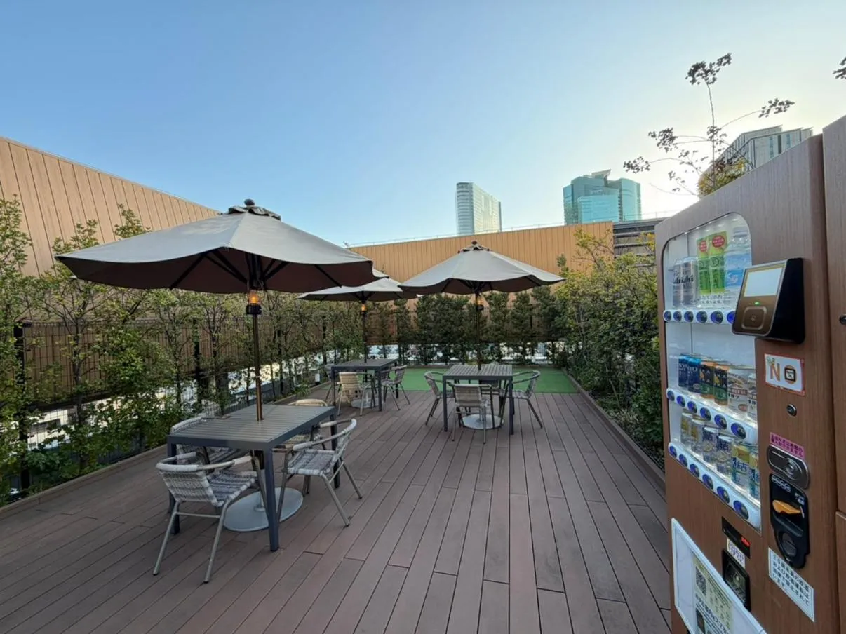 Balcony/Terrace in Dormy Inn Premium Ginza - Natural Hot Spring