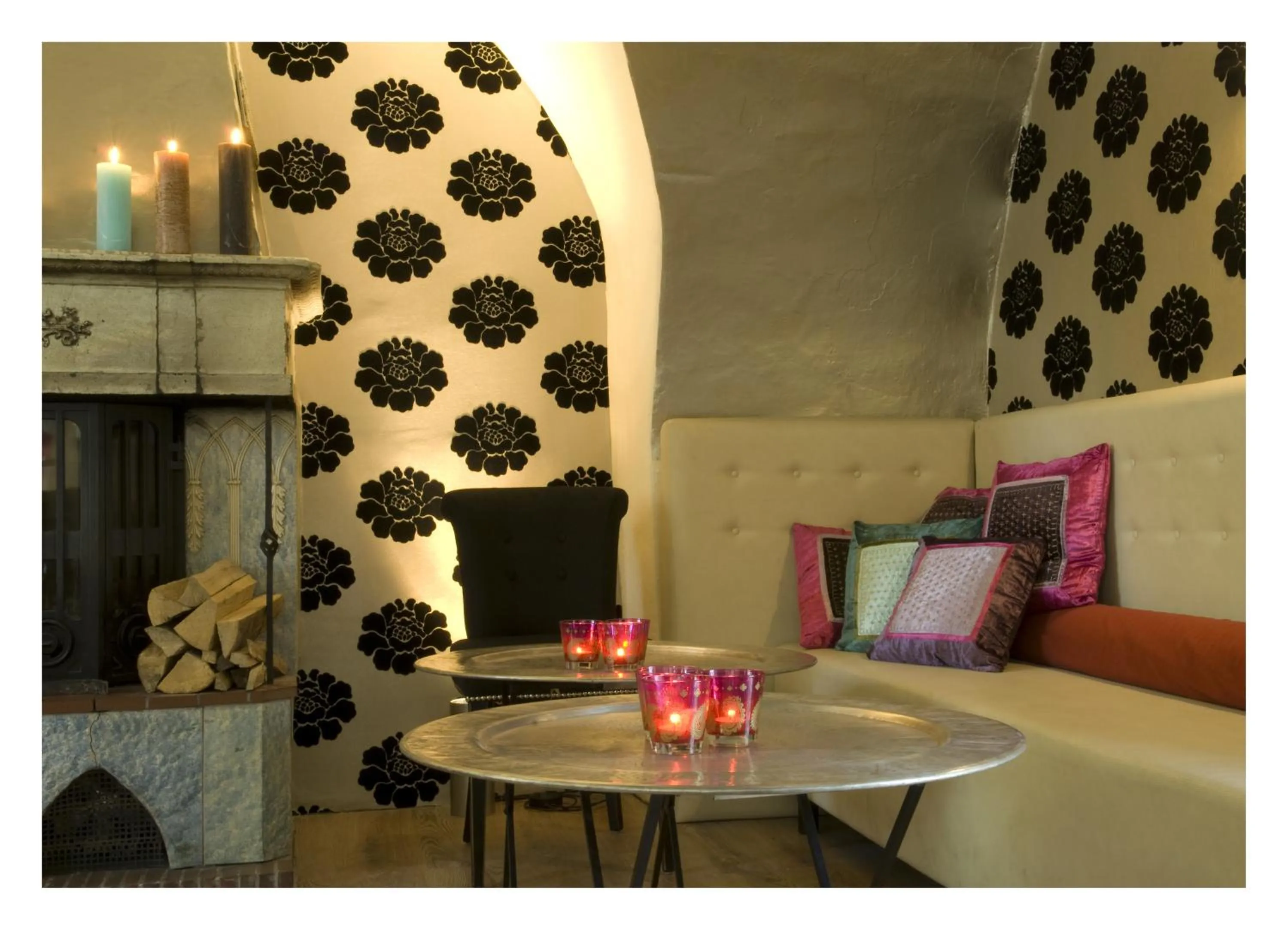 Decorative detail in Hotel Schloss Leonstain