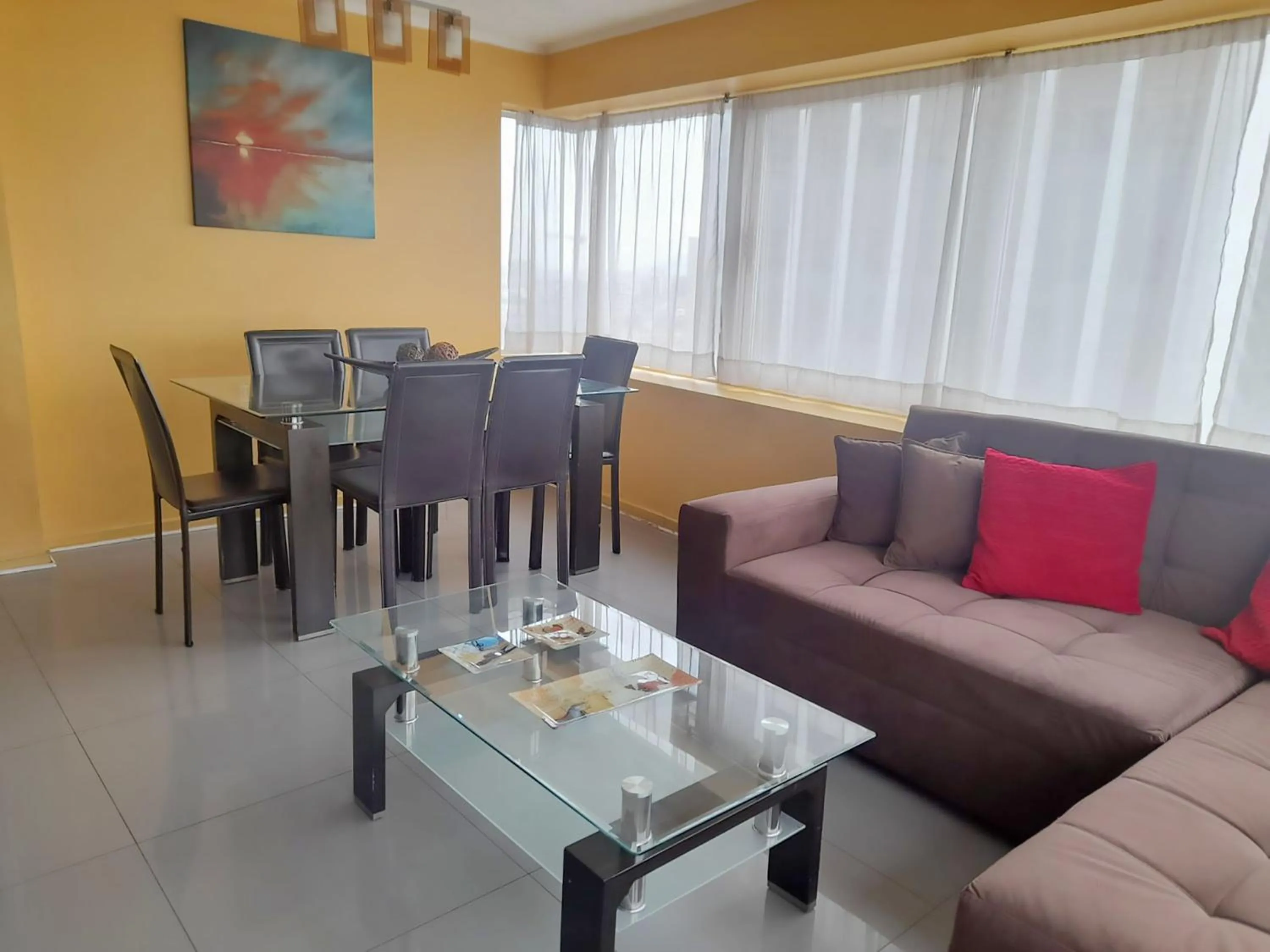 Living room in VIP Apartments Chile